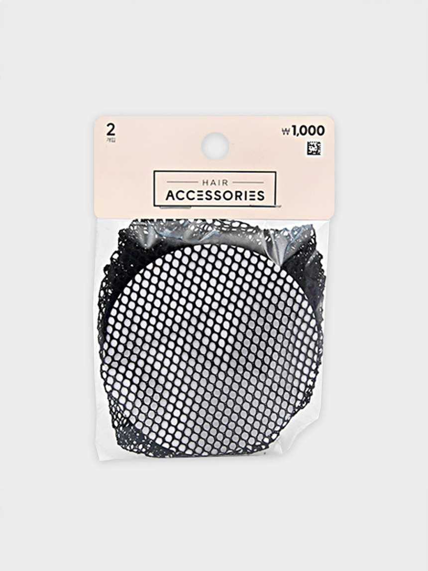 2 thin hair nets
