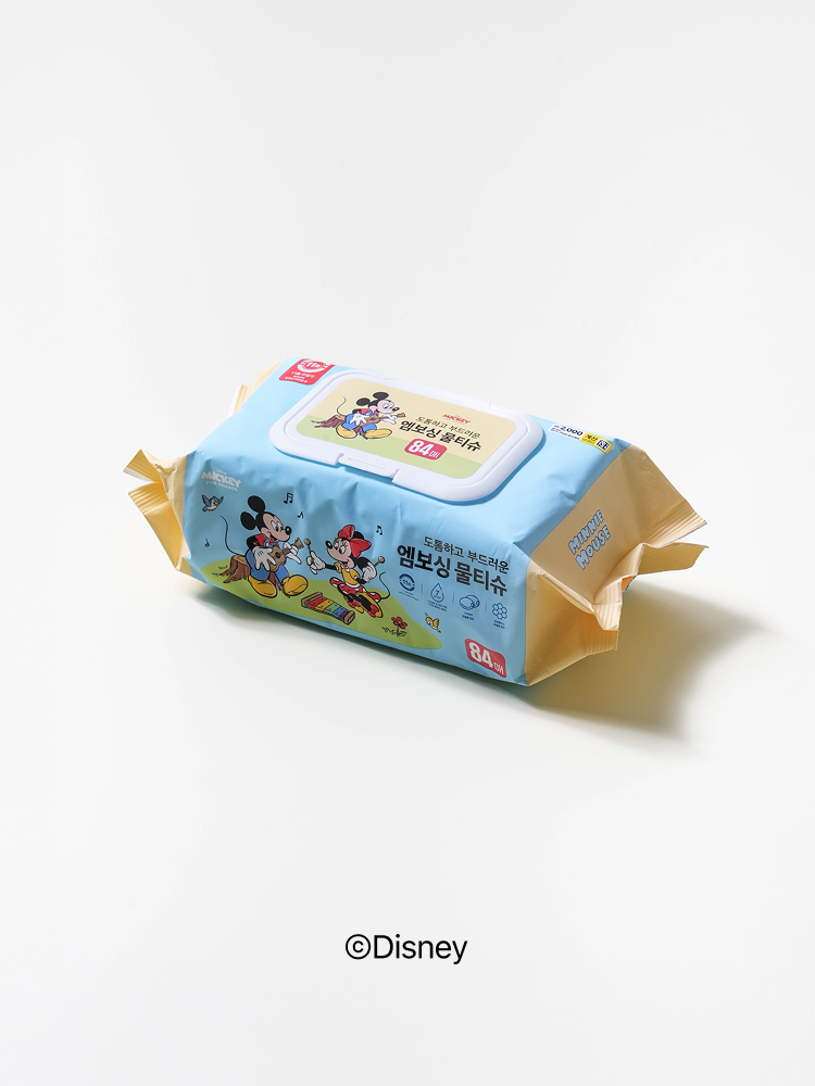 Disney Mickey & Friends wet wipes cap type 84 sheets