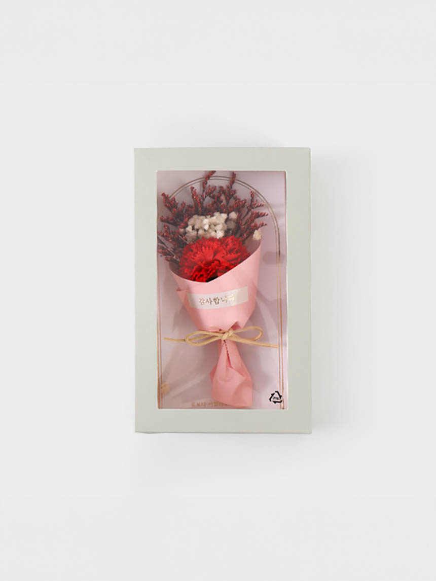 Mini preserved flower bouquet pocket money box