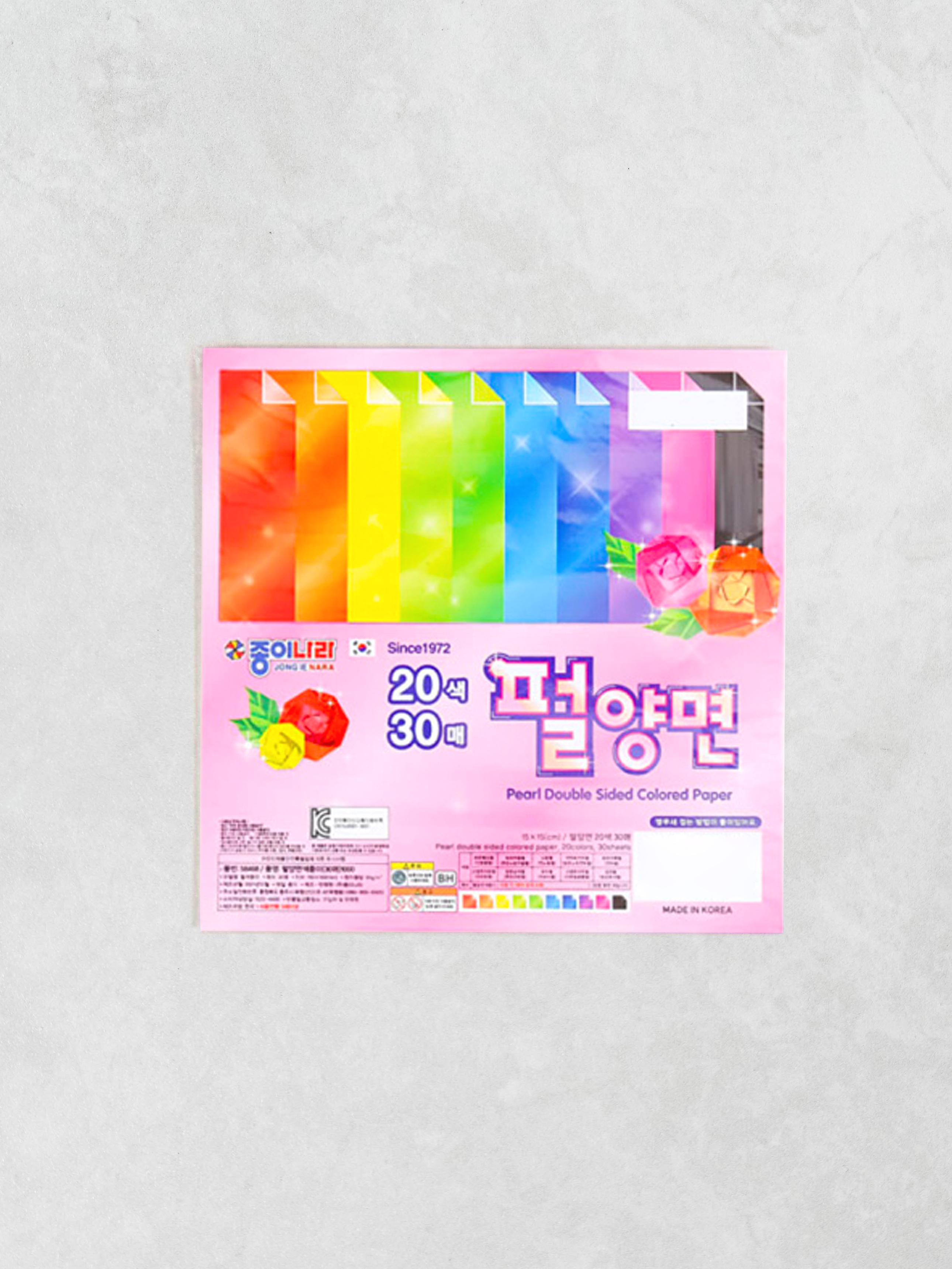 Paper Nara Pearl double-sided colored paper 30 sheets