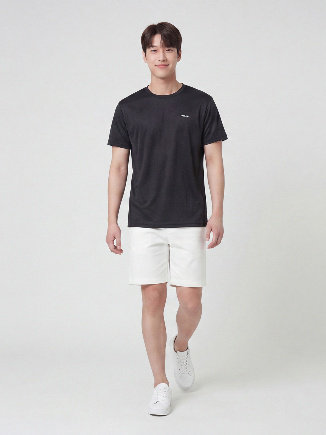 HEAD 메시 반팔티 XL