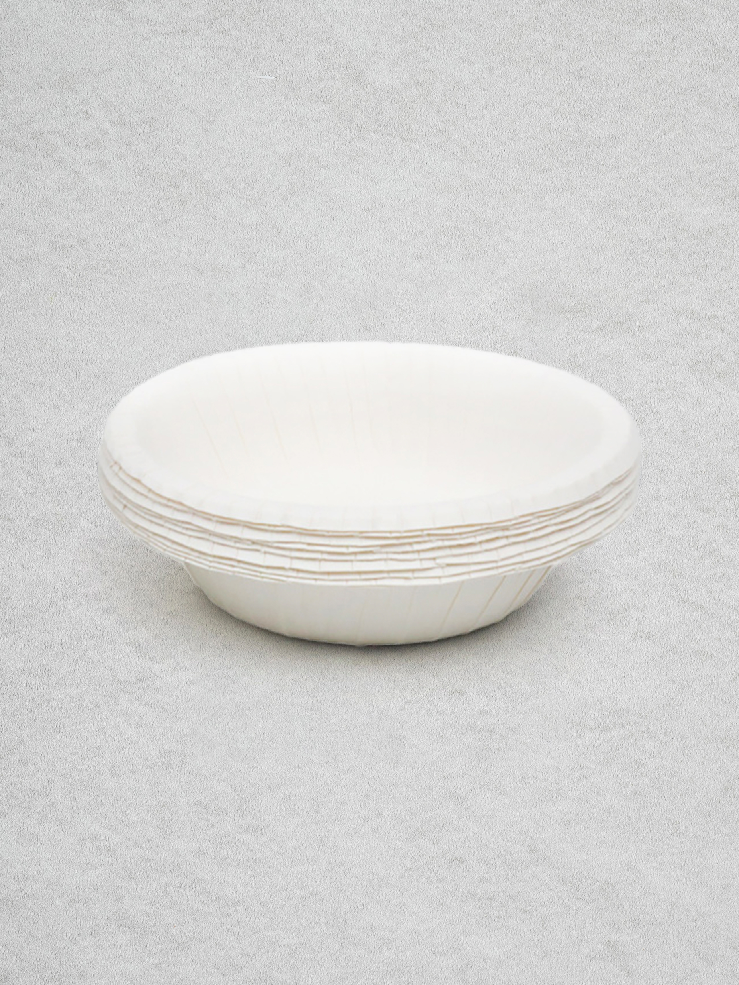Disposable round paper bowl 15cm 10 sheets