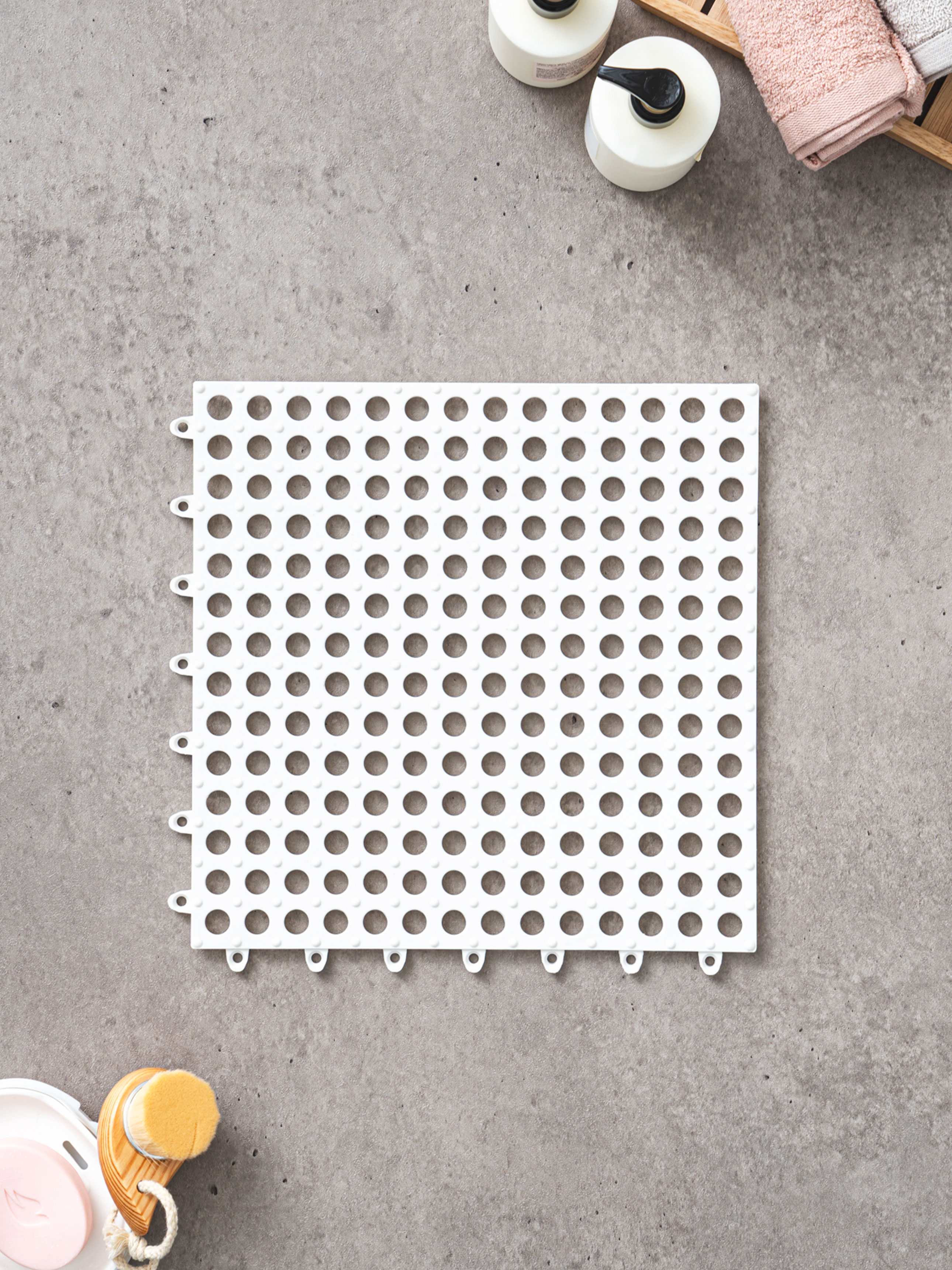 TPR prefabricated bathroom mat 30