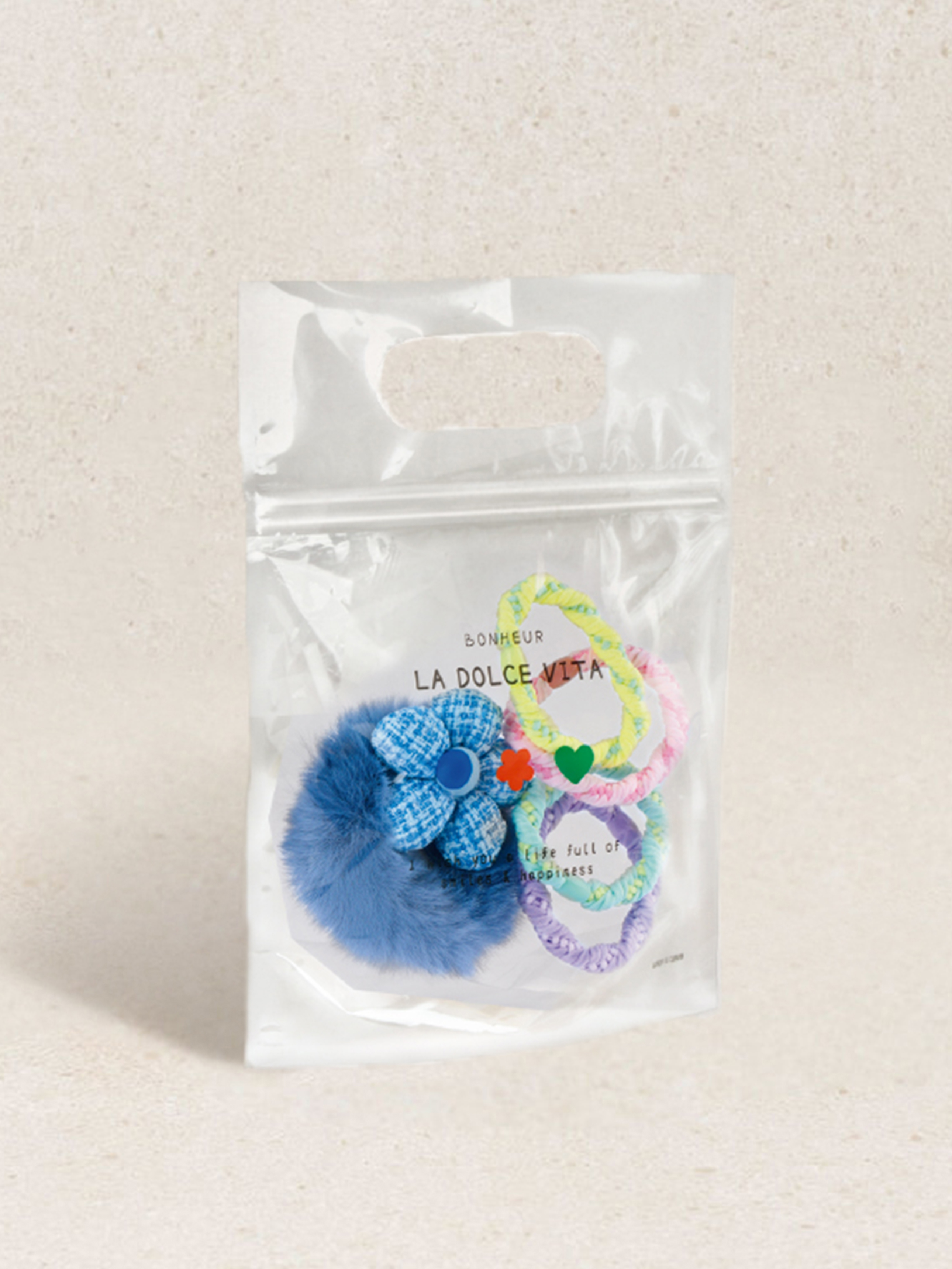 5 handle-type zipper bag bags