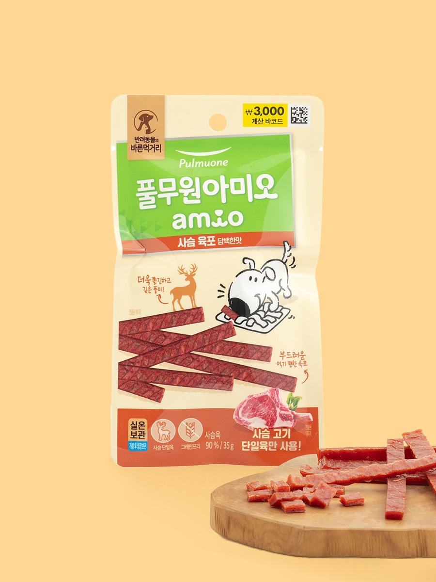 [Pet] Pulmuone Amio Deer Jerky 35 g