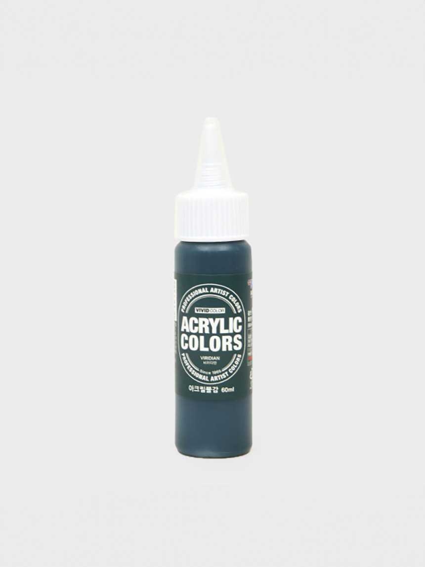 Paper Nara Vivid Color Acrylic Paint 60ml Viridian