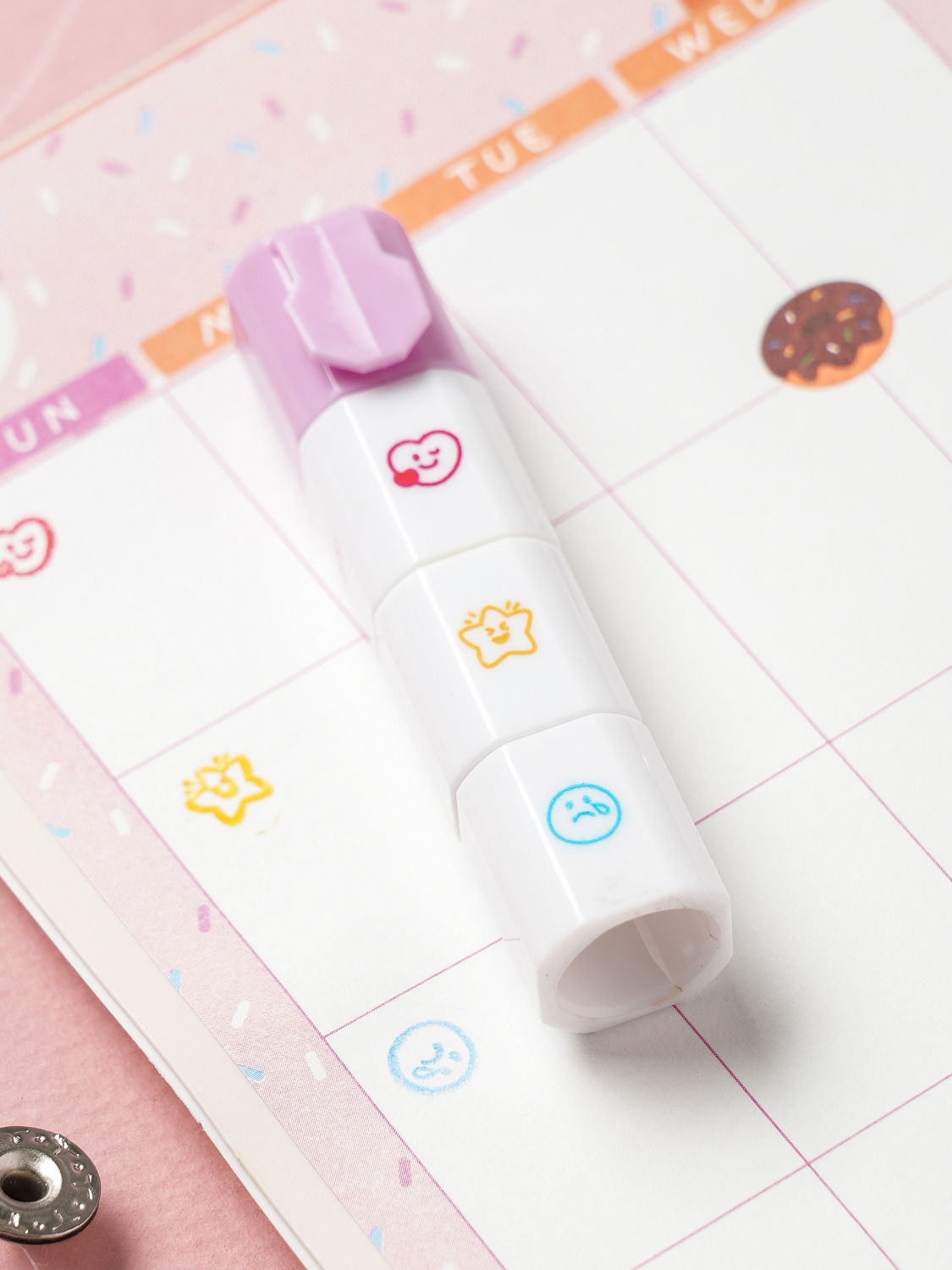 3-stage emoticon stamp expression