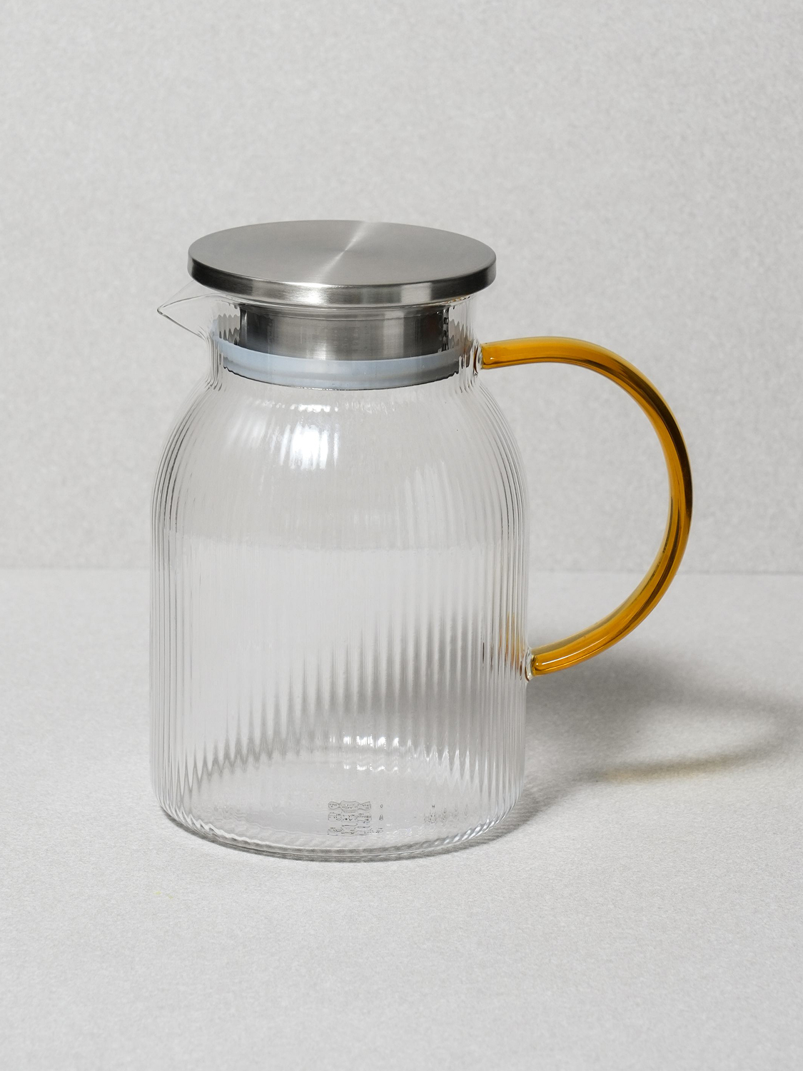 컬러 핸들 내열 유리 물병 1.2 L