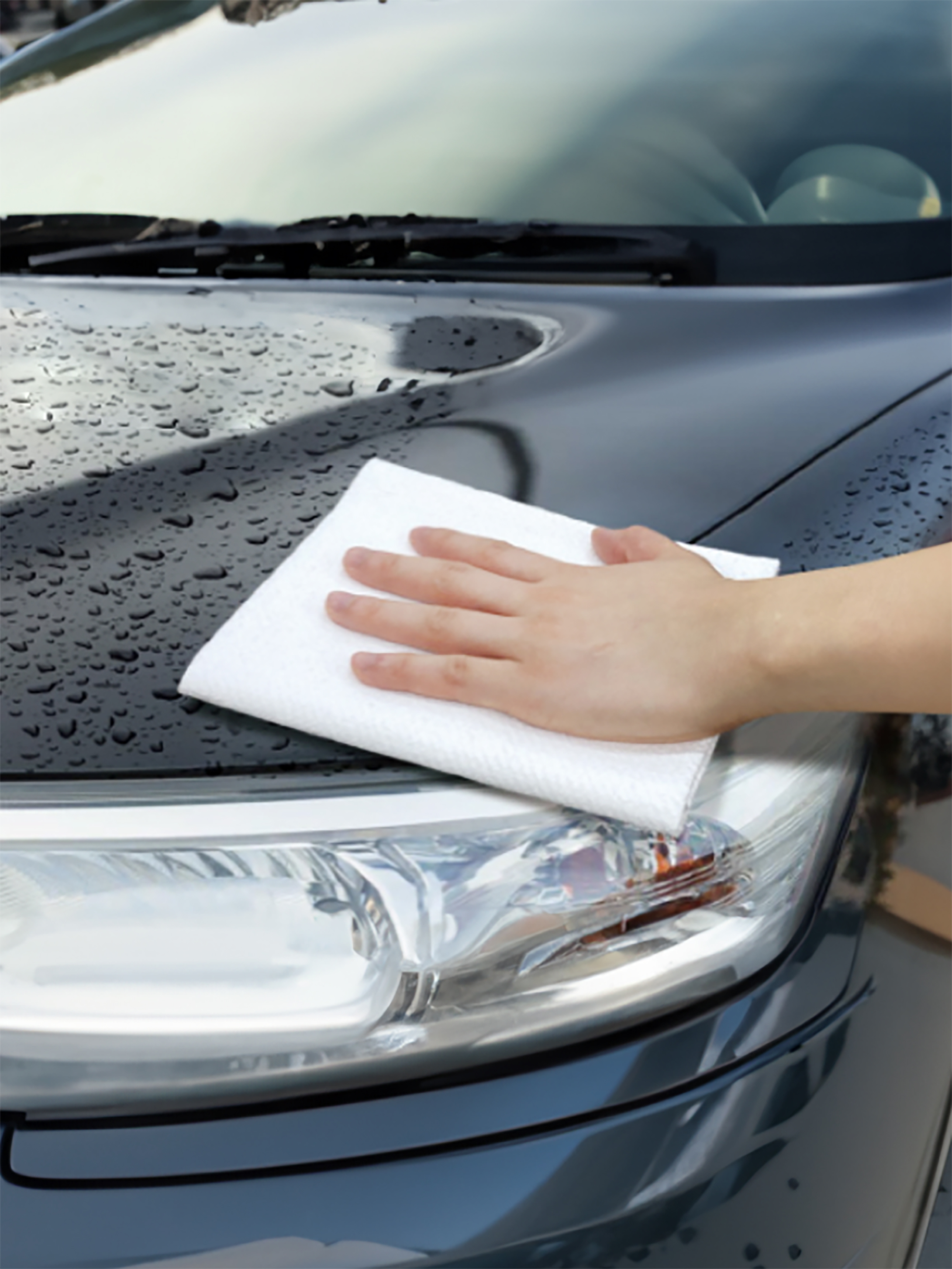 Microfiber tax credit car wash towel 60X48cm