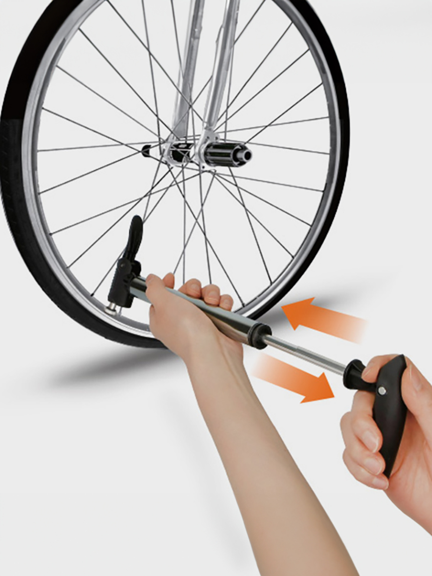 portable bicycle pump