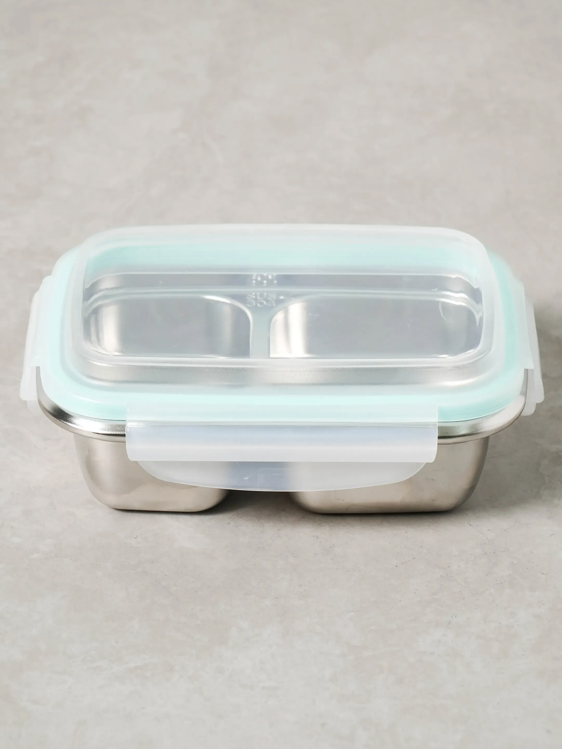 2칸 나눔 스테인리스 304 밀폐 용기 500 ml