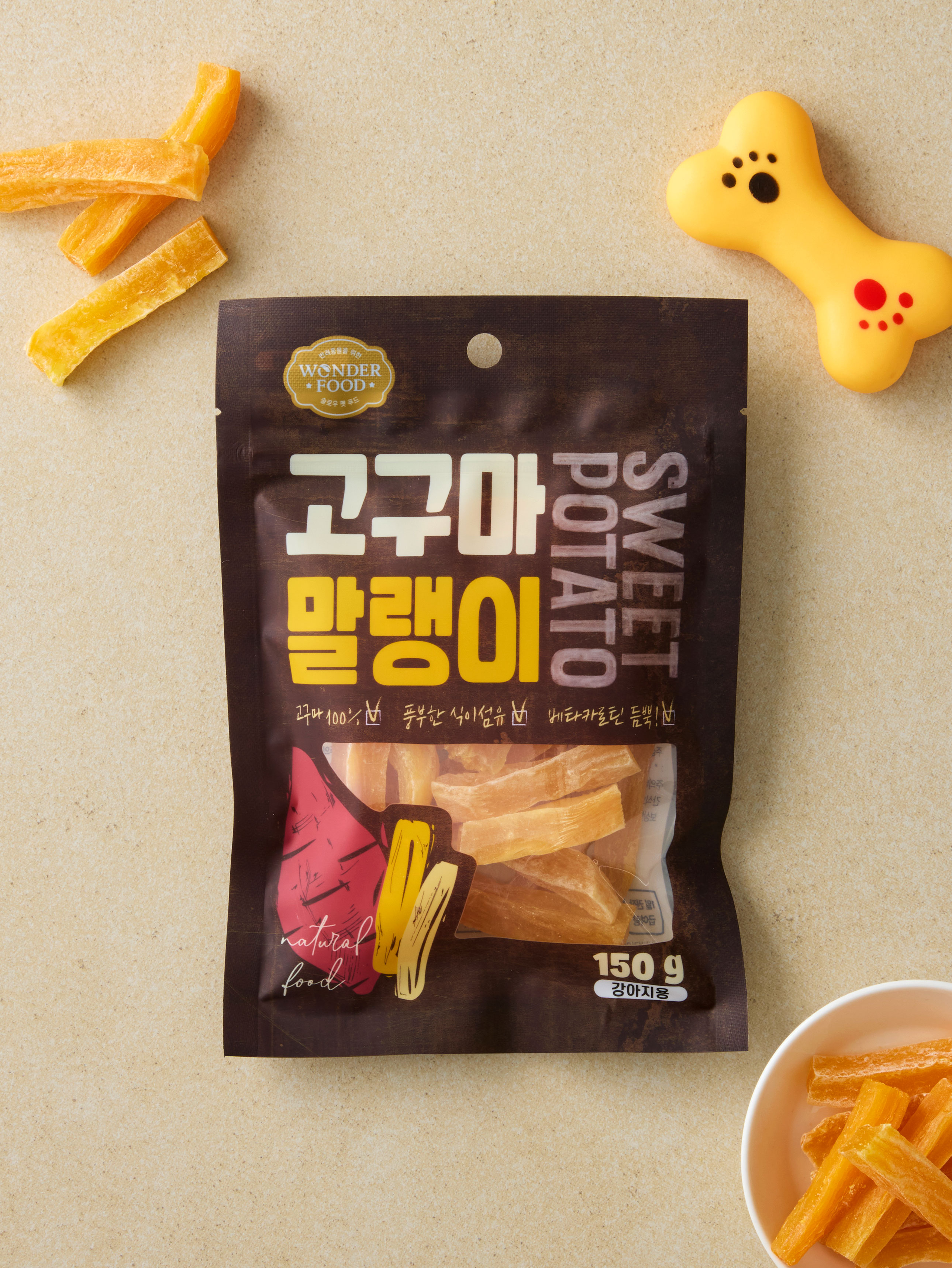 [Pet] Wonder Food Dried Sweet Potato 150 g