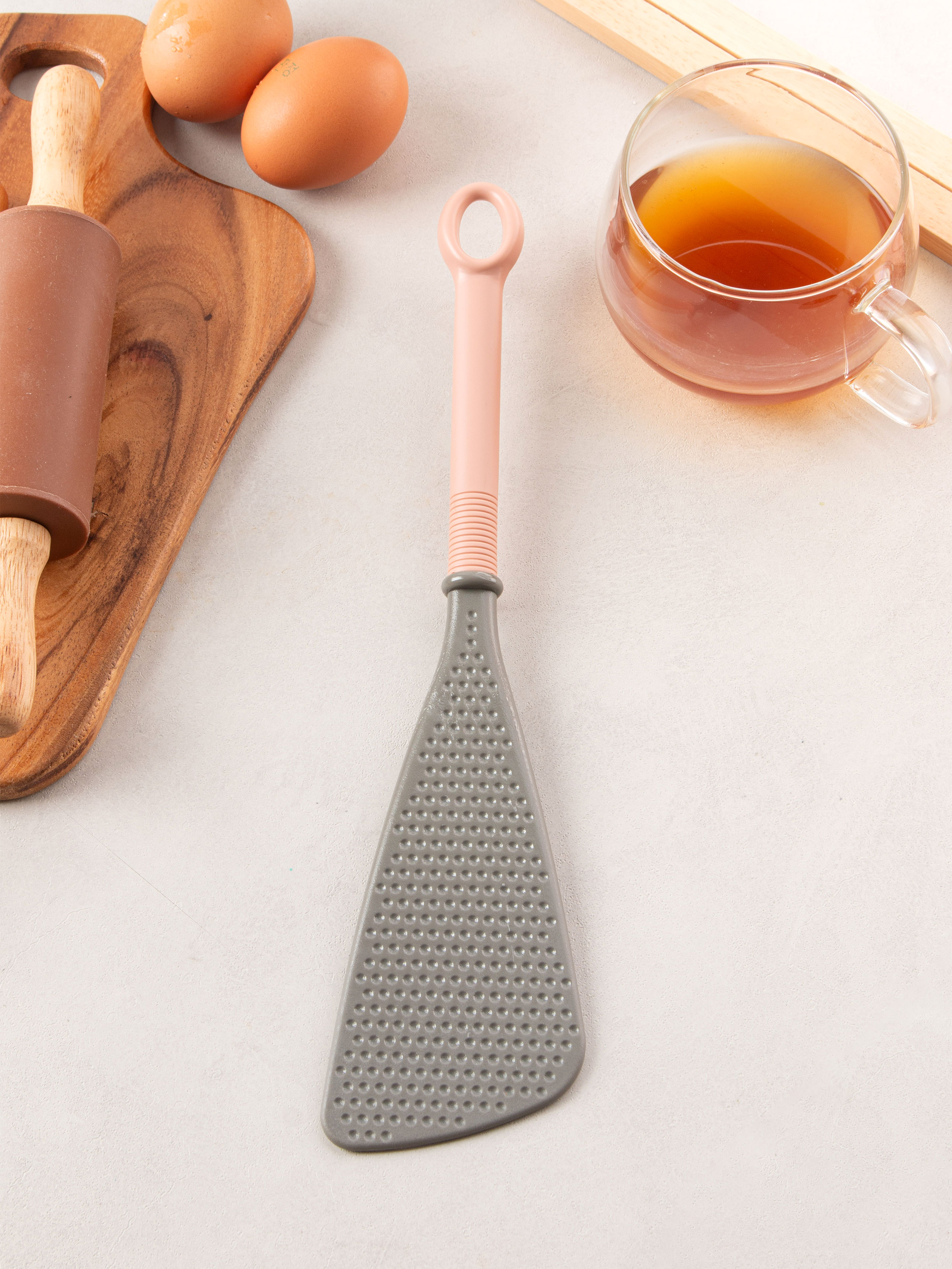 Japanese-made dimple stir-fry spatula