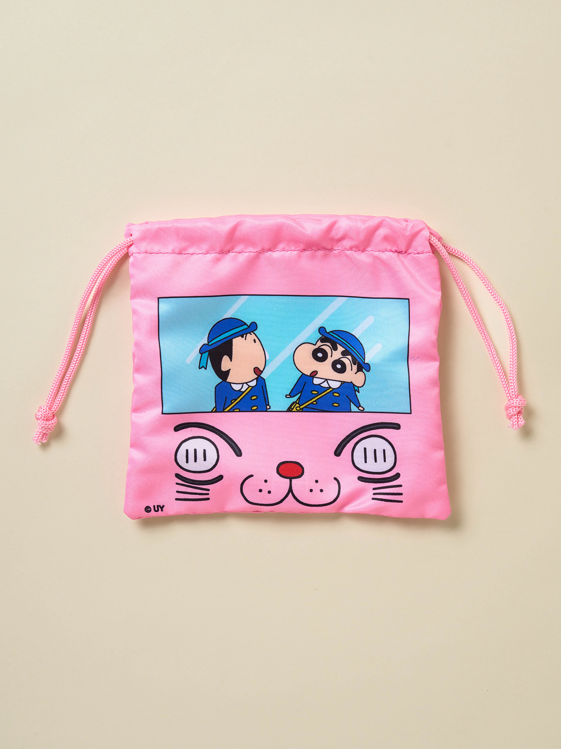 Crayon Shin-chan printing string pouch bus