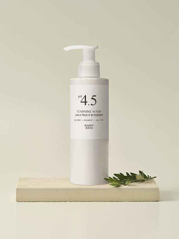Happy Bath pH 4.5 slightly acidic gel feminine cleanser 200 g mugwort scent