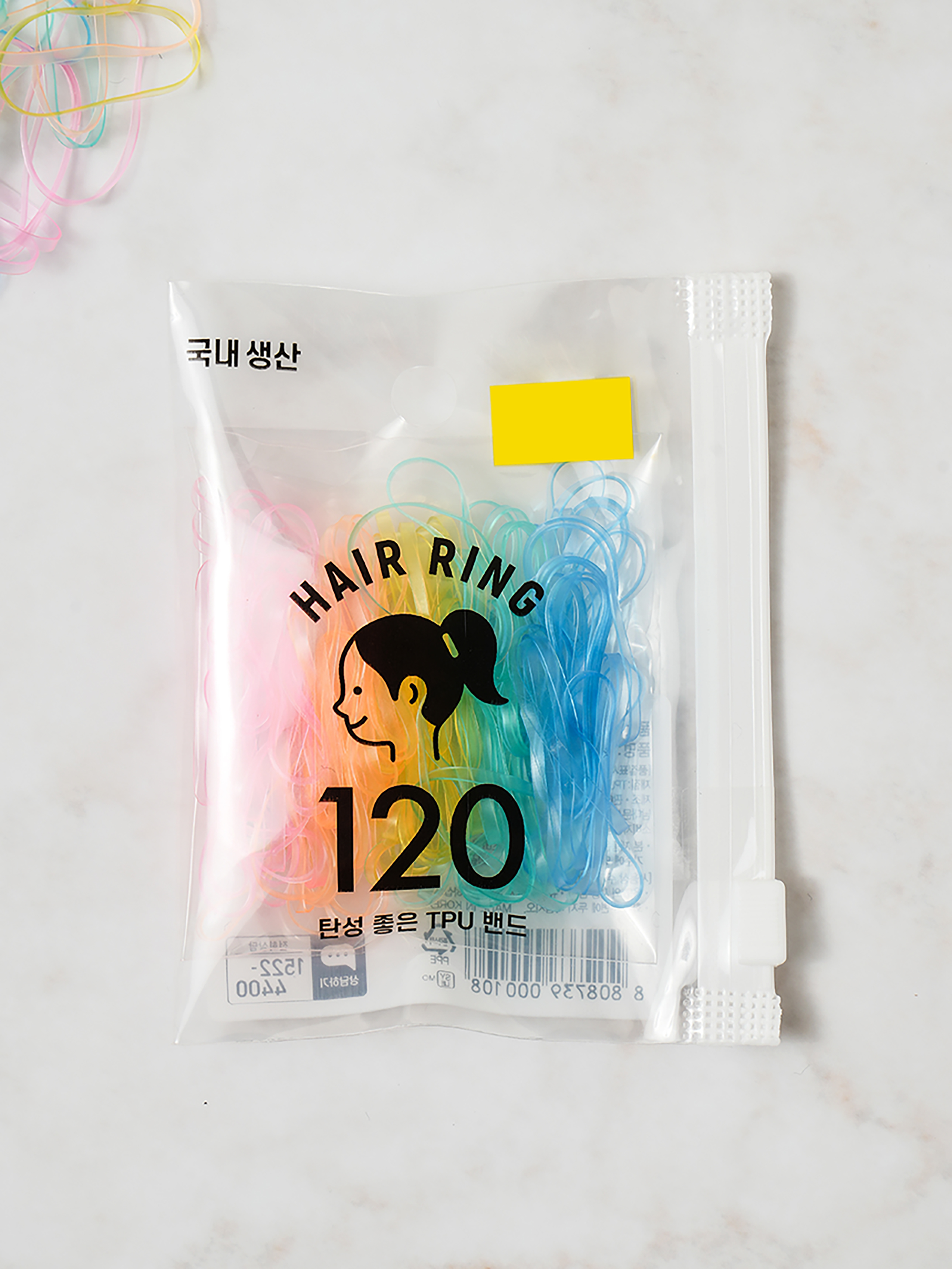 120 transparent pastel TPU bands