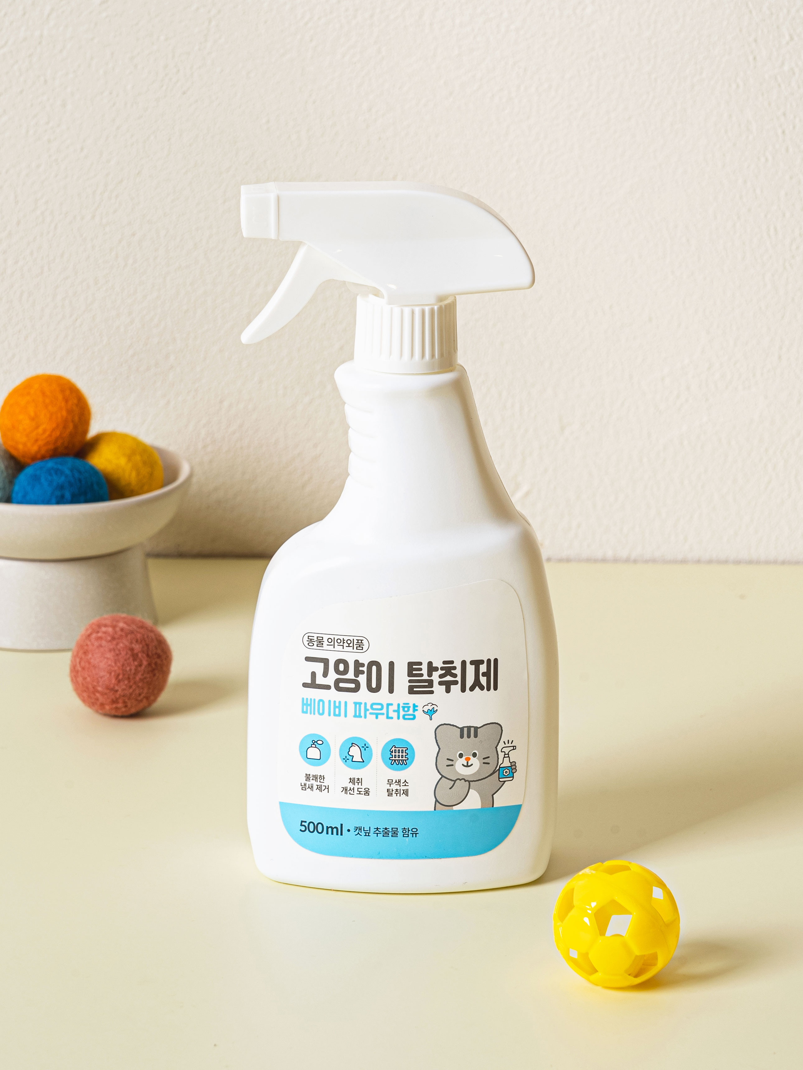 [Pet] Petpers cat catnip deodorant 500 ml baby powder scent