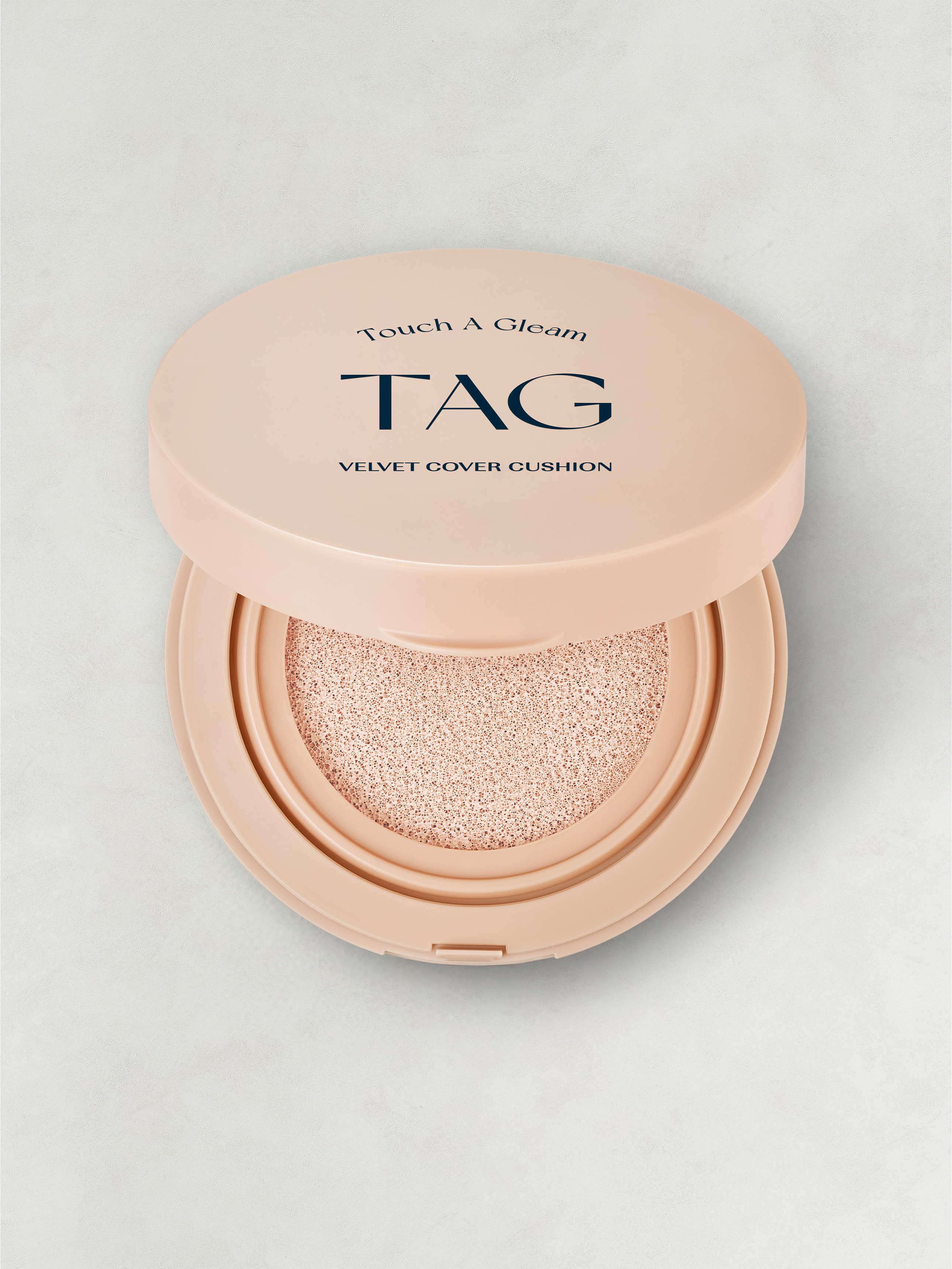 Tag velvet cover cushion 15g pale light