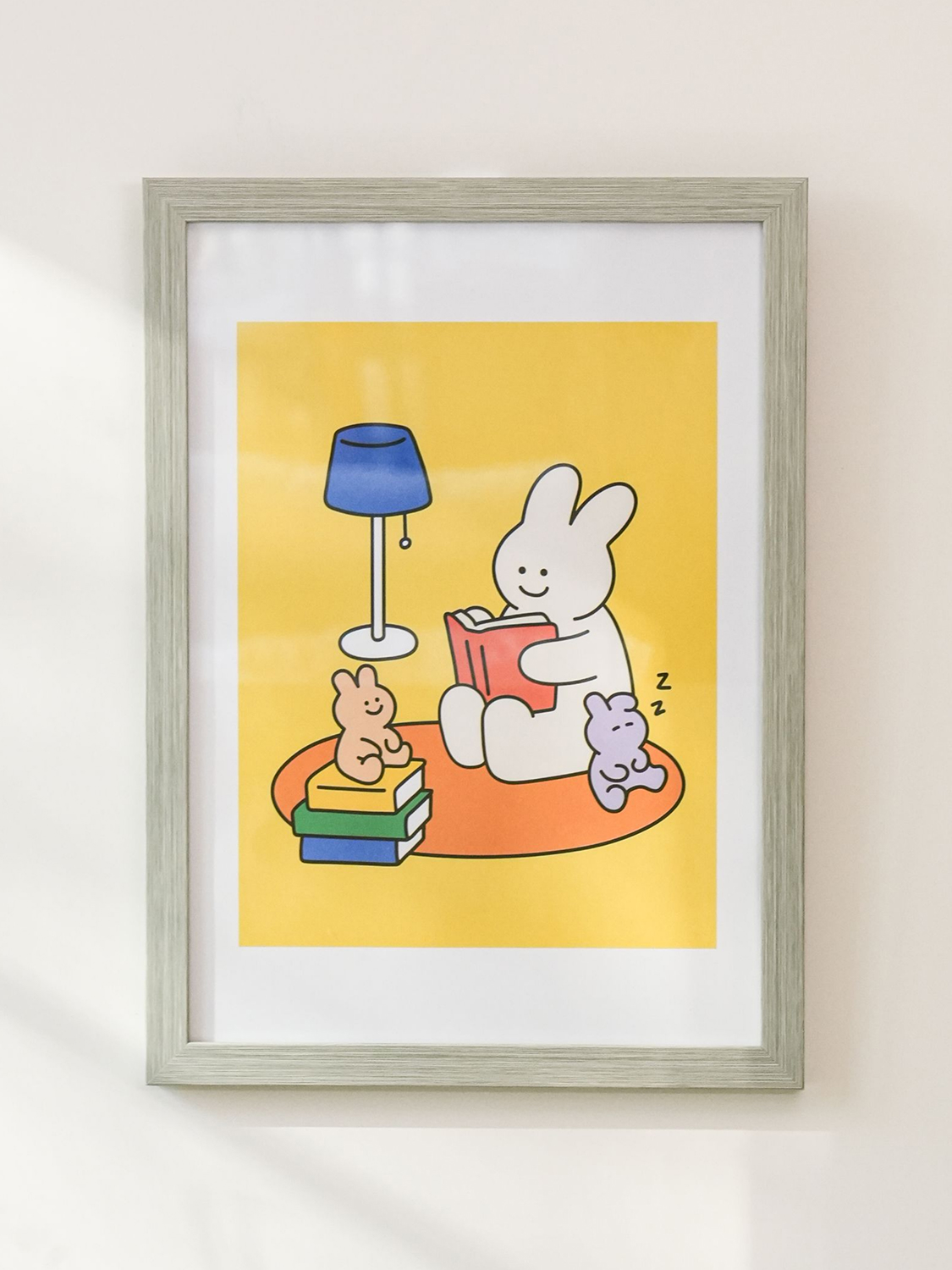 Pastel color frame (A4) (green) (2000)