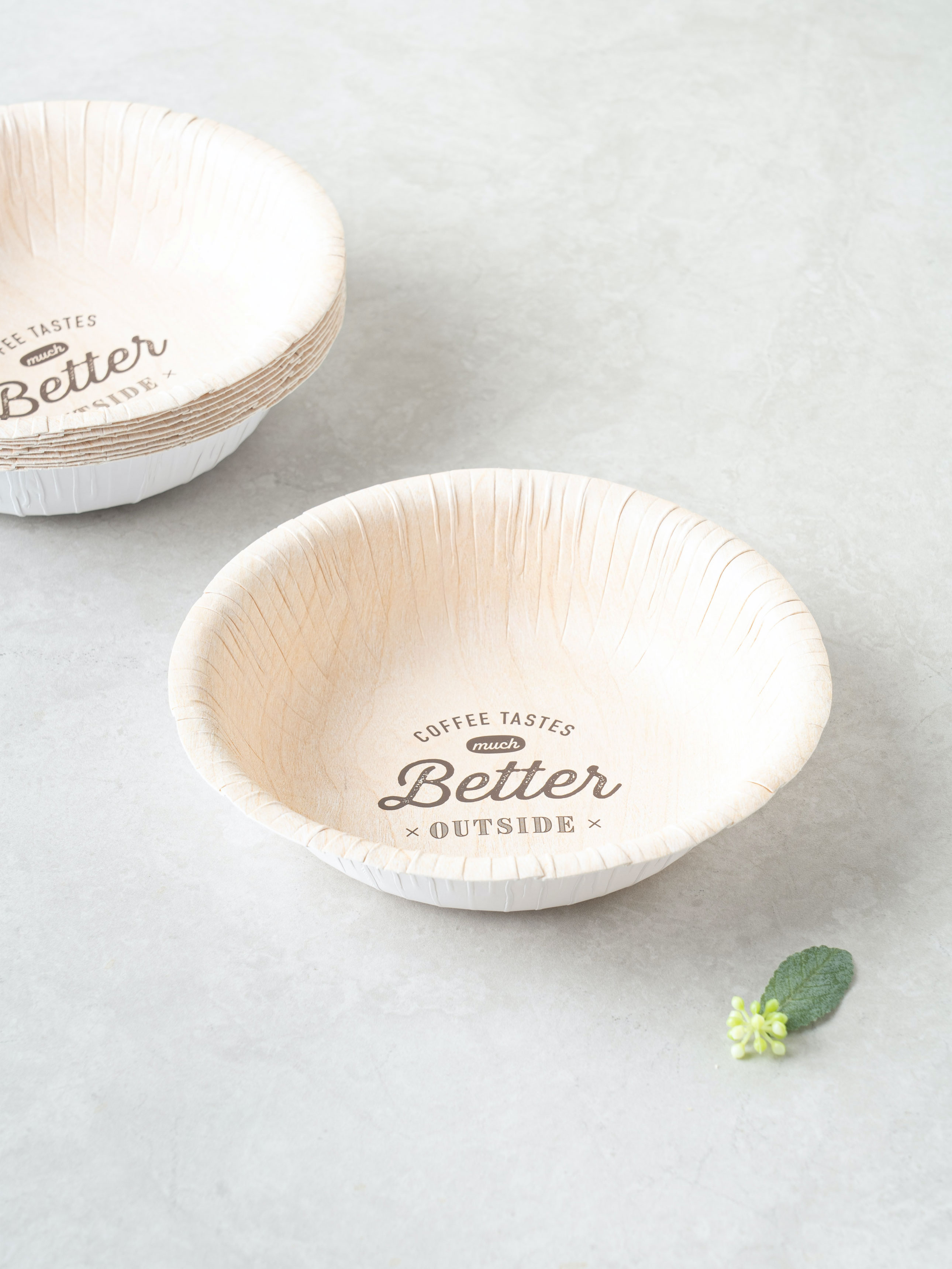 Wood design paper round balls 10 sheets