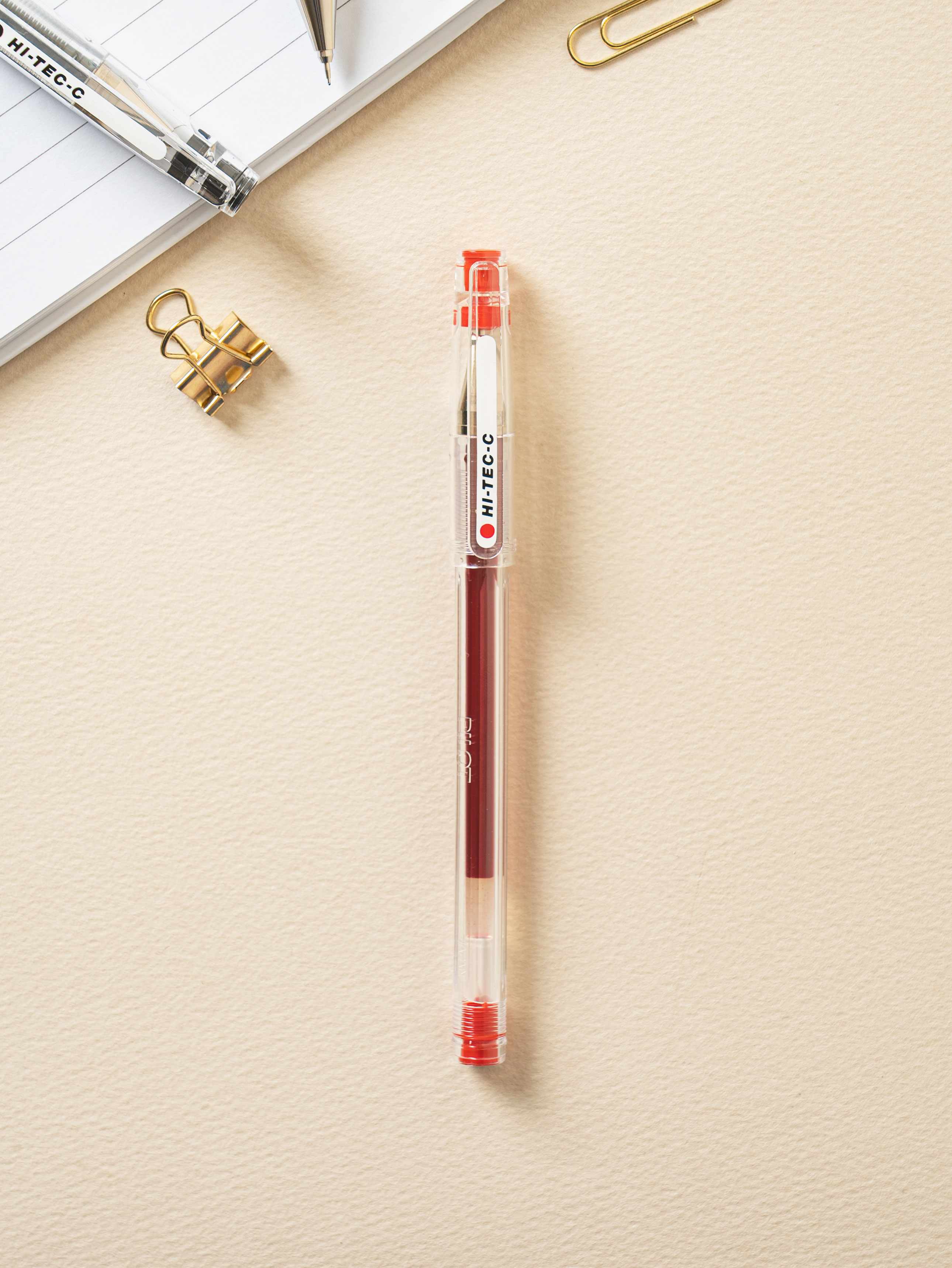 Pilot Hi-Tech C Ballpoint Pen 0.3 mm Red