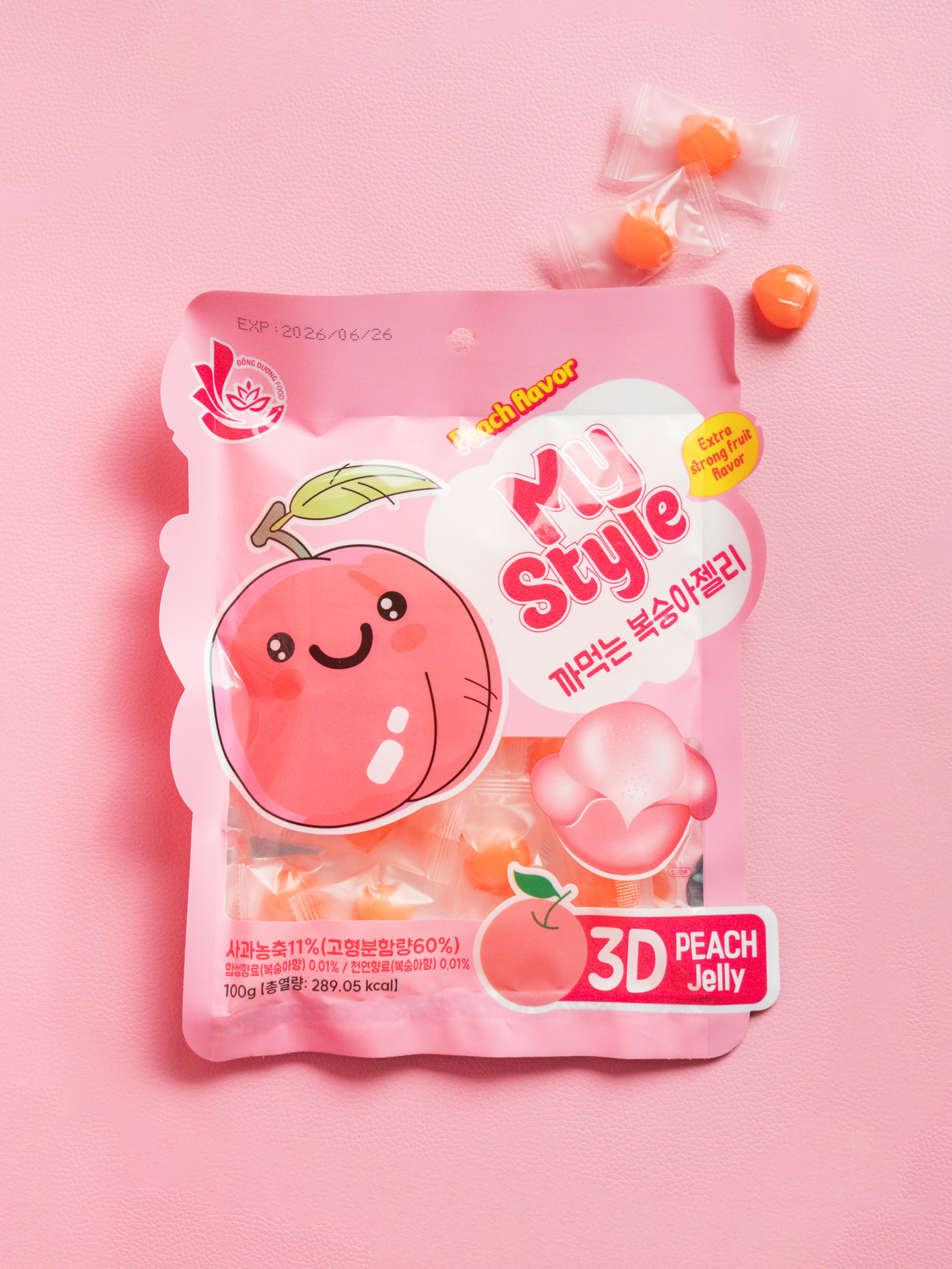 Forget Jelly 100 g Peach Flavor