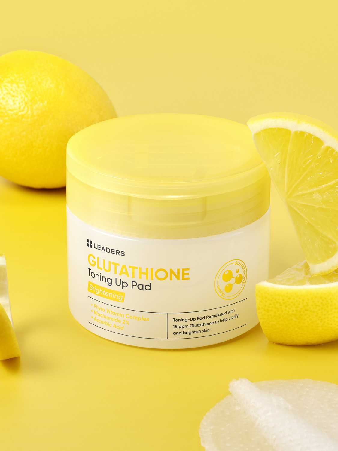 Leaders Glutathione Toning Up Pad 110 ml 60 sheets
