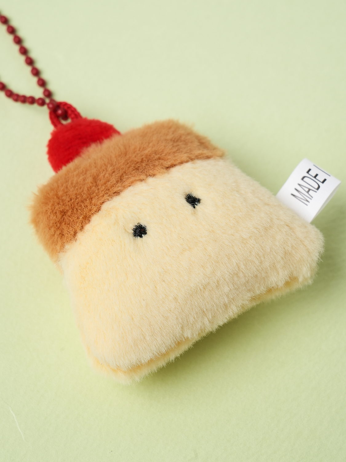Pudding Plush Keyring