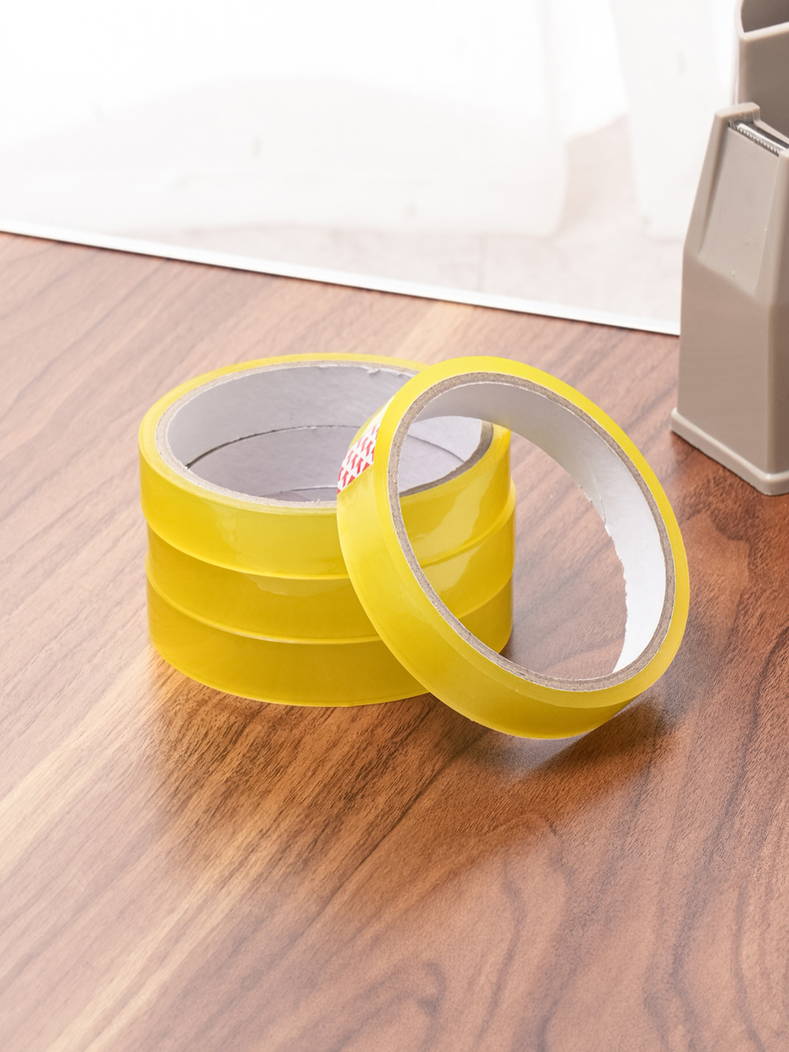 Yellow transparent tape 16 mm