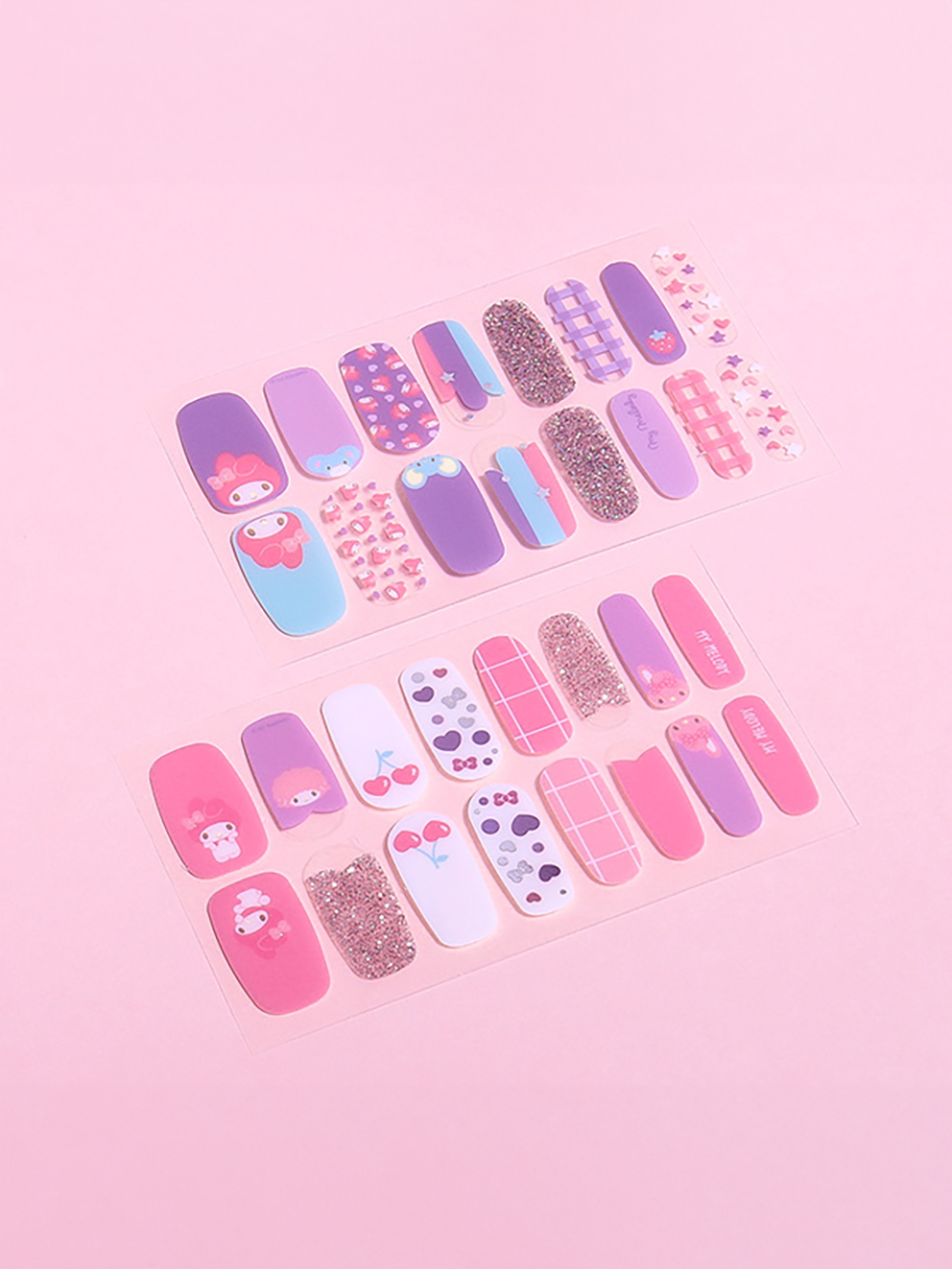 My Melody Gel Nail Strips 16 pieces