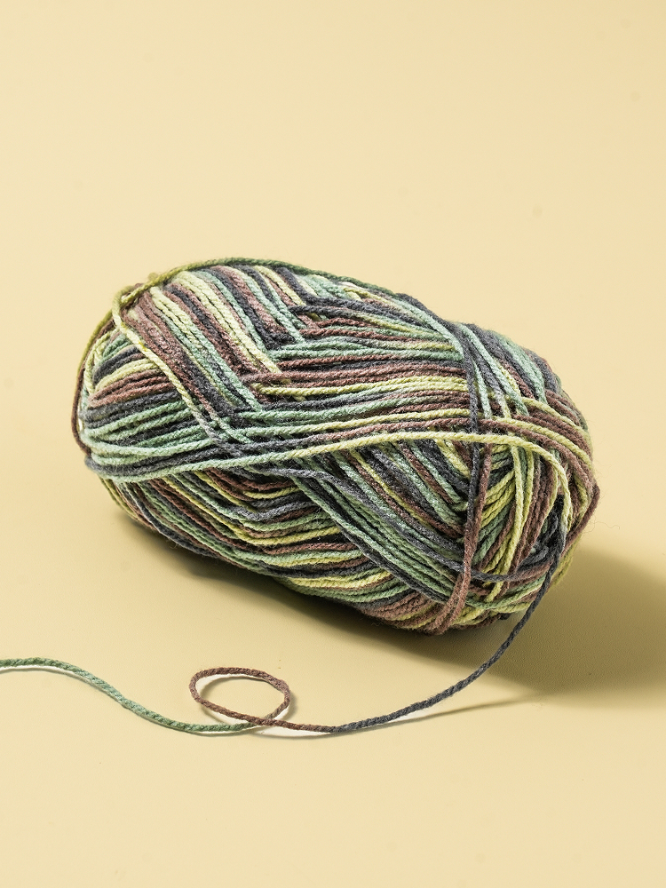 Mix Color Acrylic Knitting Yarn 50 g Green