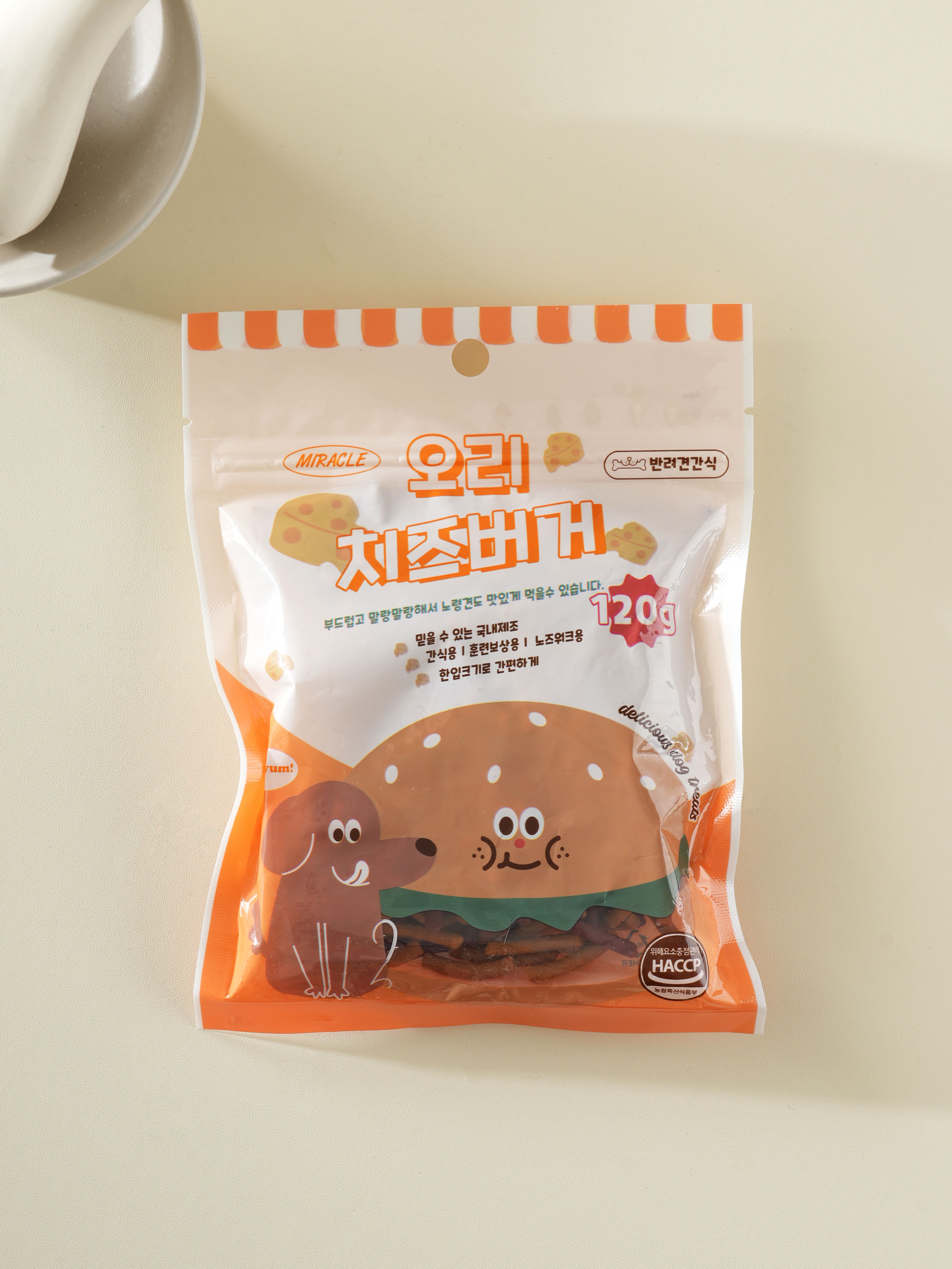 [Pet] Miracle Cheese Burger for Dogs 120 g Duck