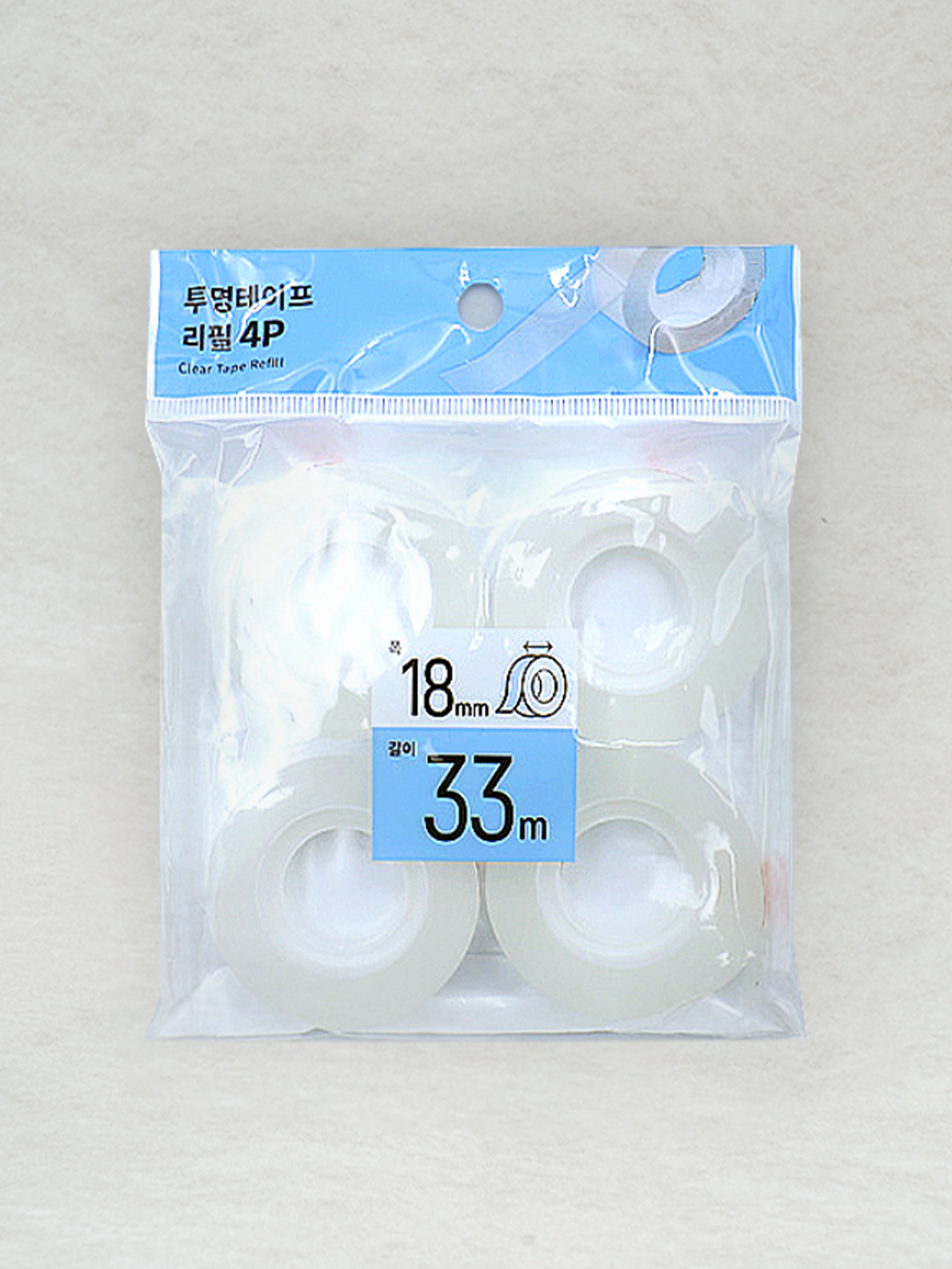 Transparent tape 18 mm