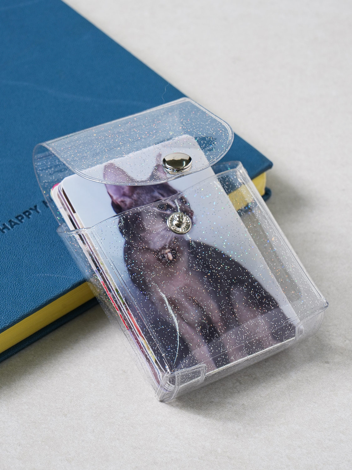 Polkku Transparent Snap Storage Case Clear