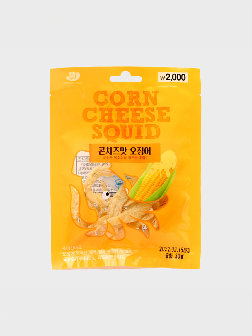 Cheonghae Corn Cheese Flavored Squid 30 g