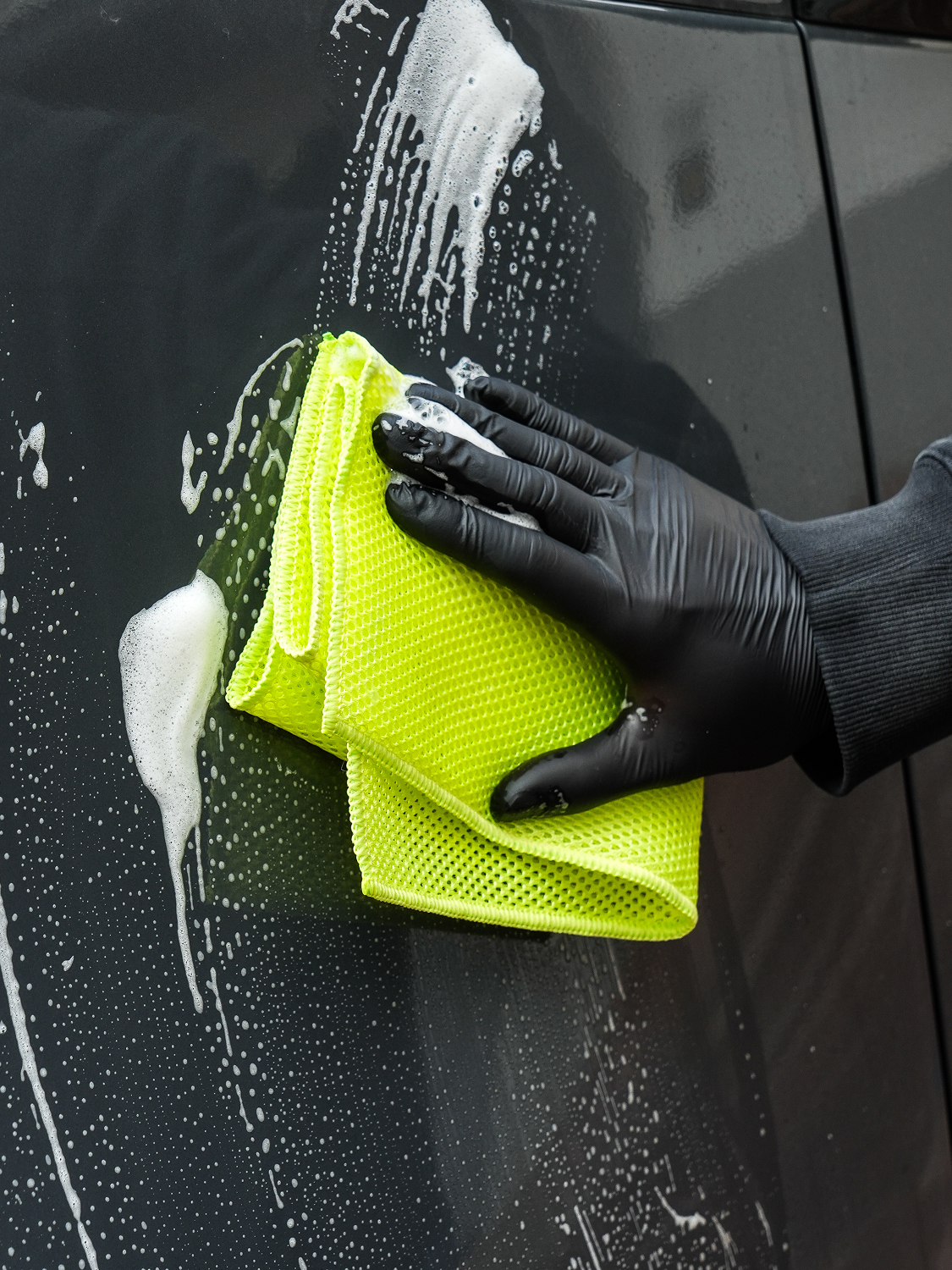 Mesh car wash towel 35