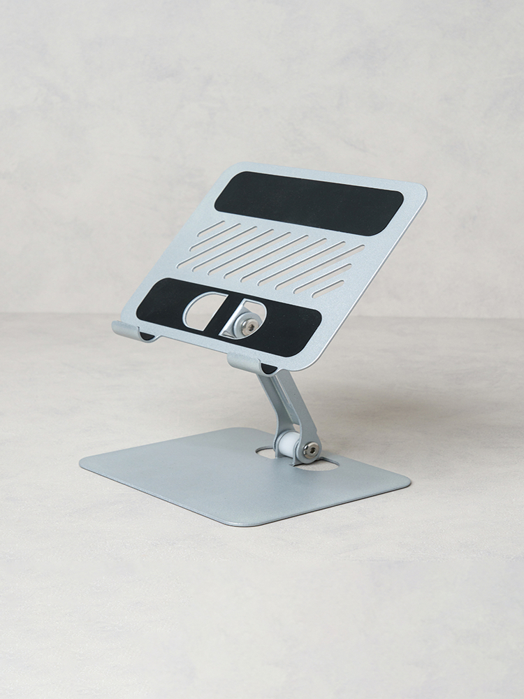 Steel tablet stand wide type