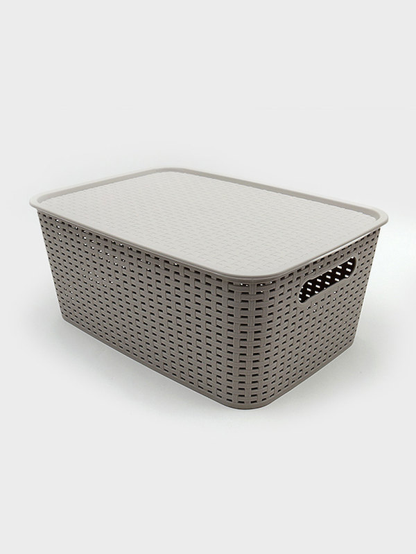 Rattan multipurpose organizer