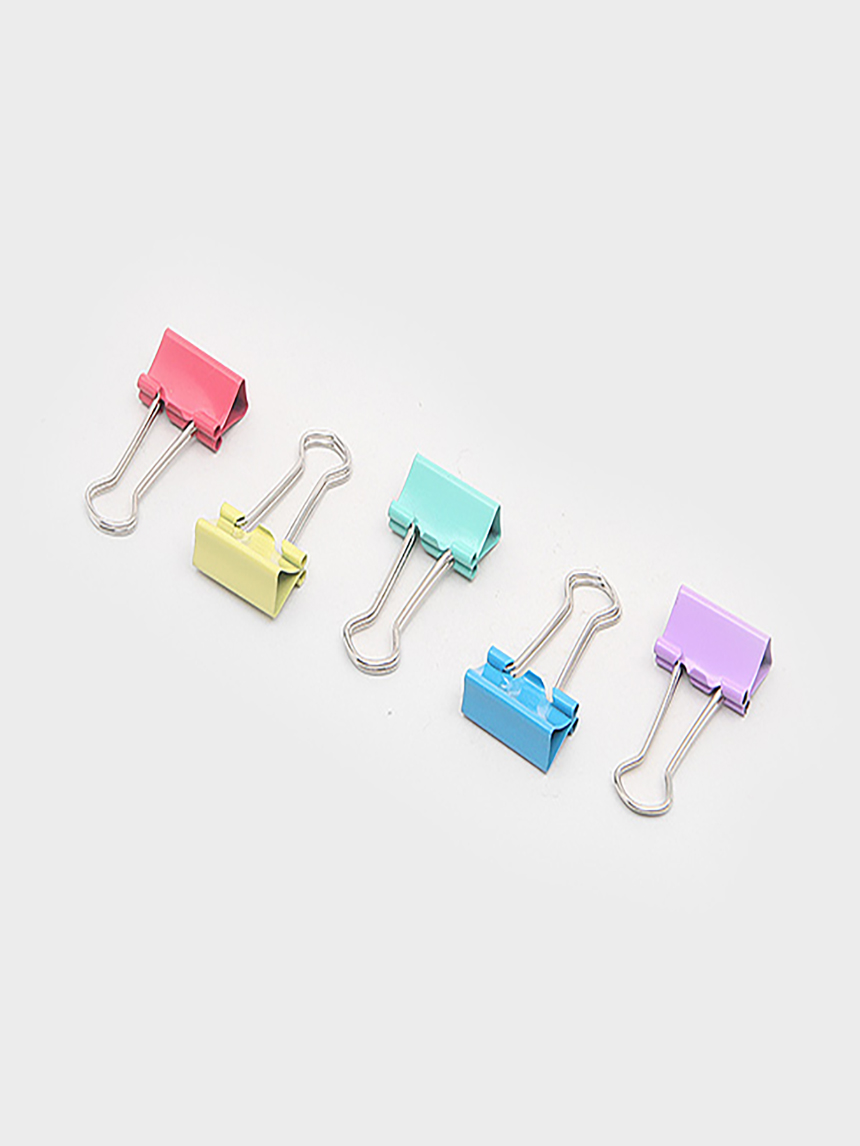 Steel double clip 19mm 20 pieces