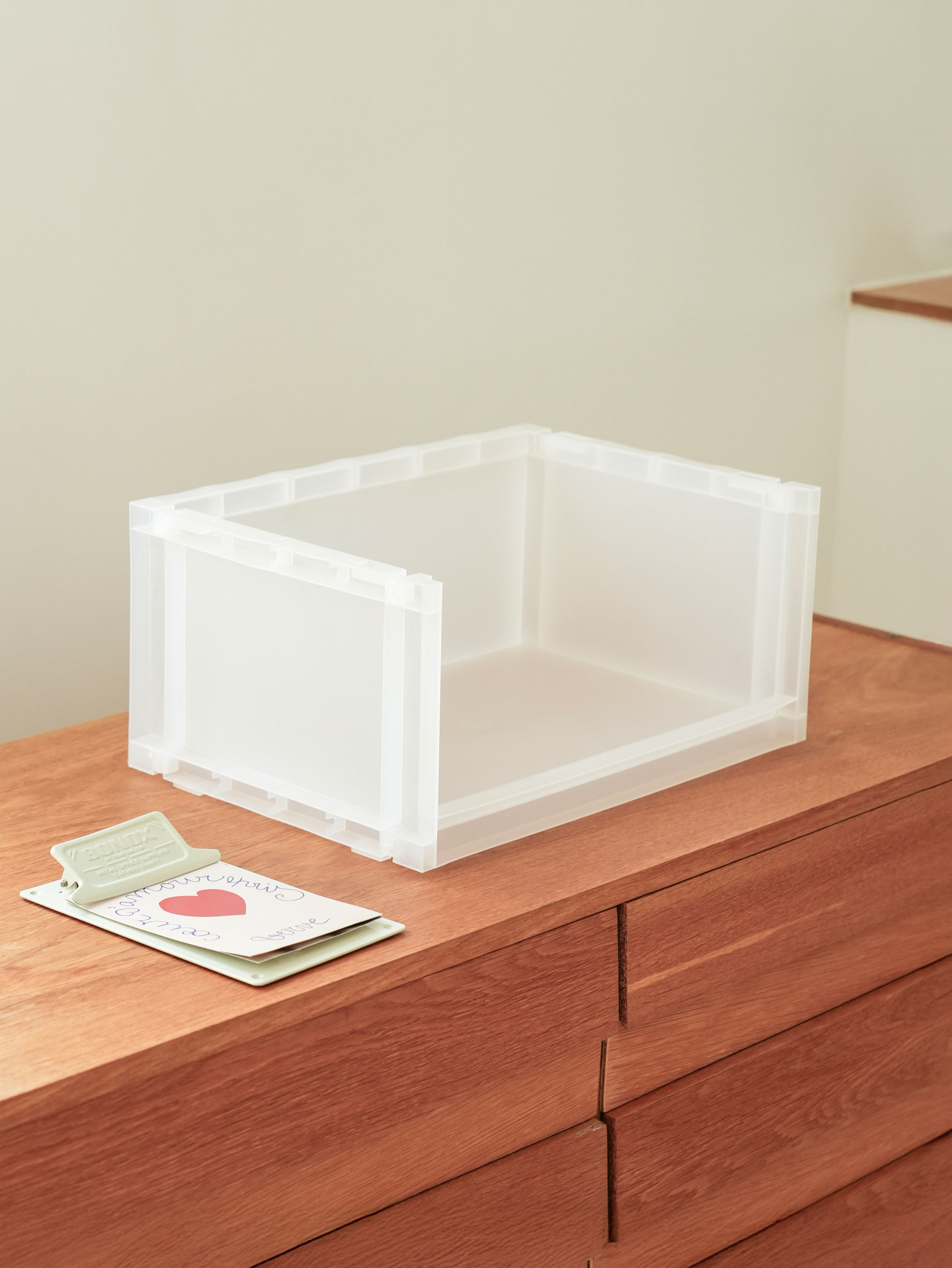 Translucent laminated organizer low 37