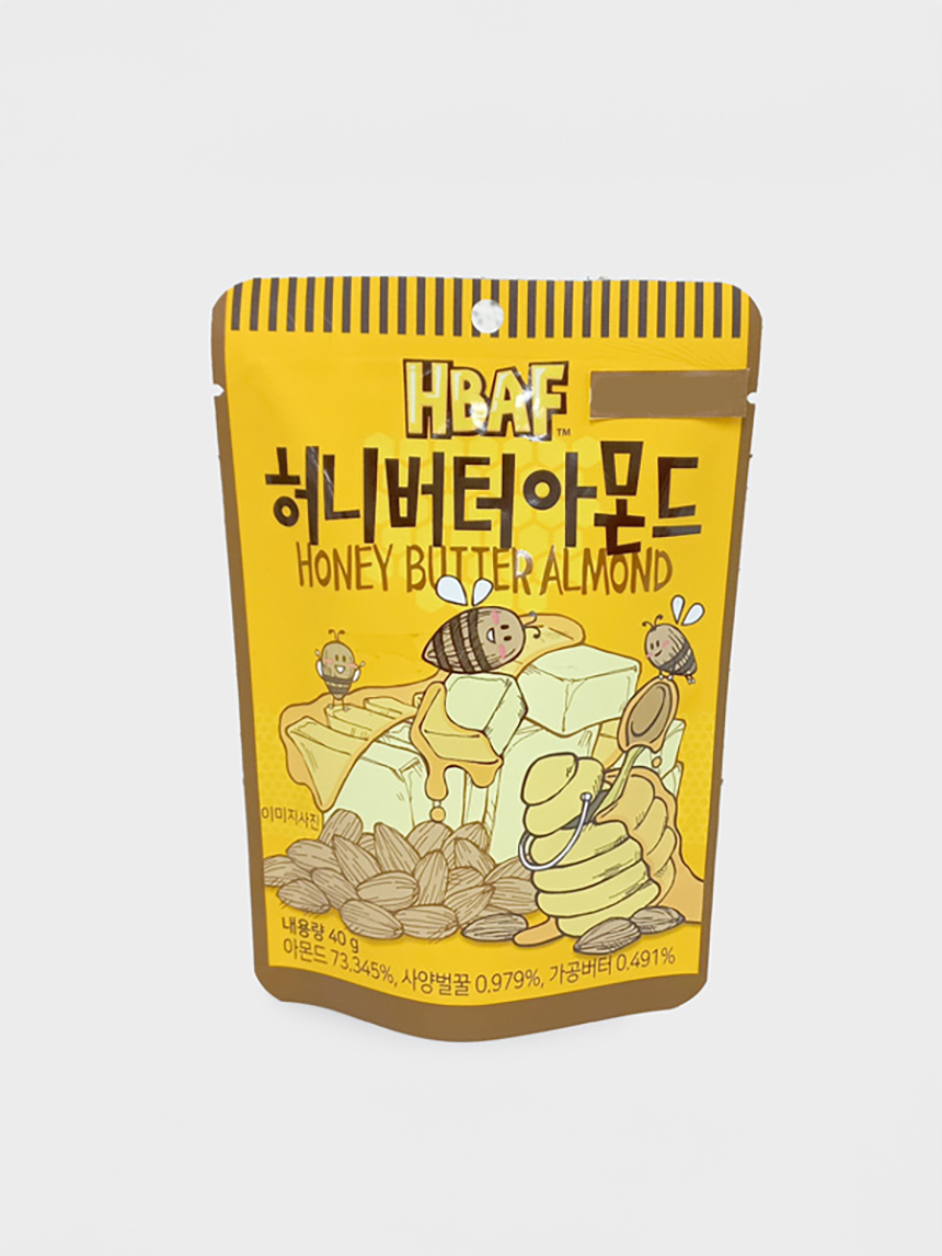 40g honey butter almonds