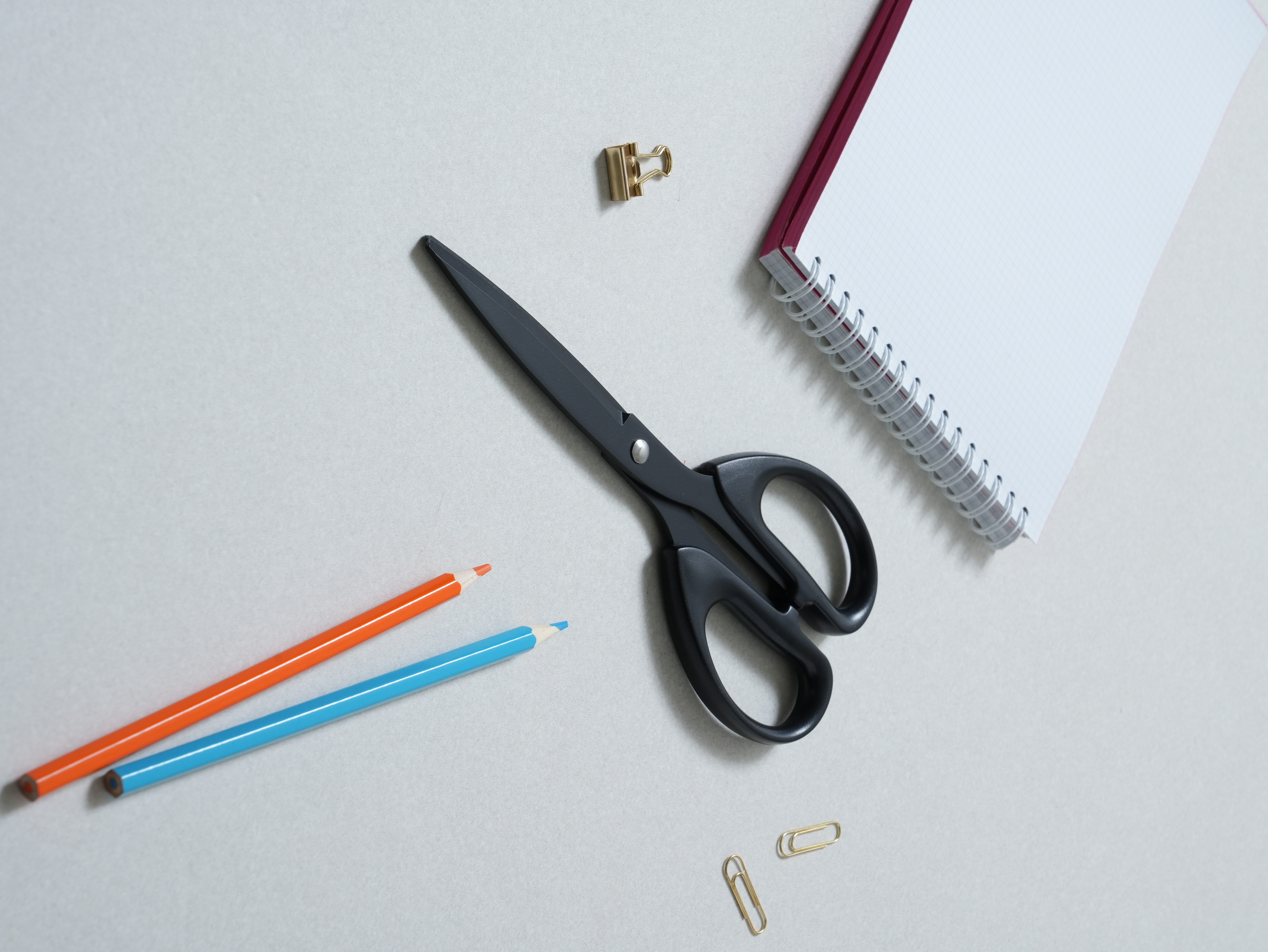 Fluorine Coated Scissors Black