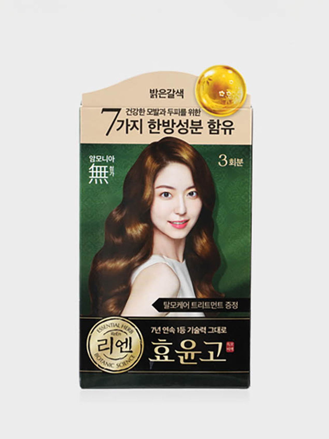 Lien Black Hair Secret Hyoyungo Cream Dye (Light Brown)