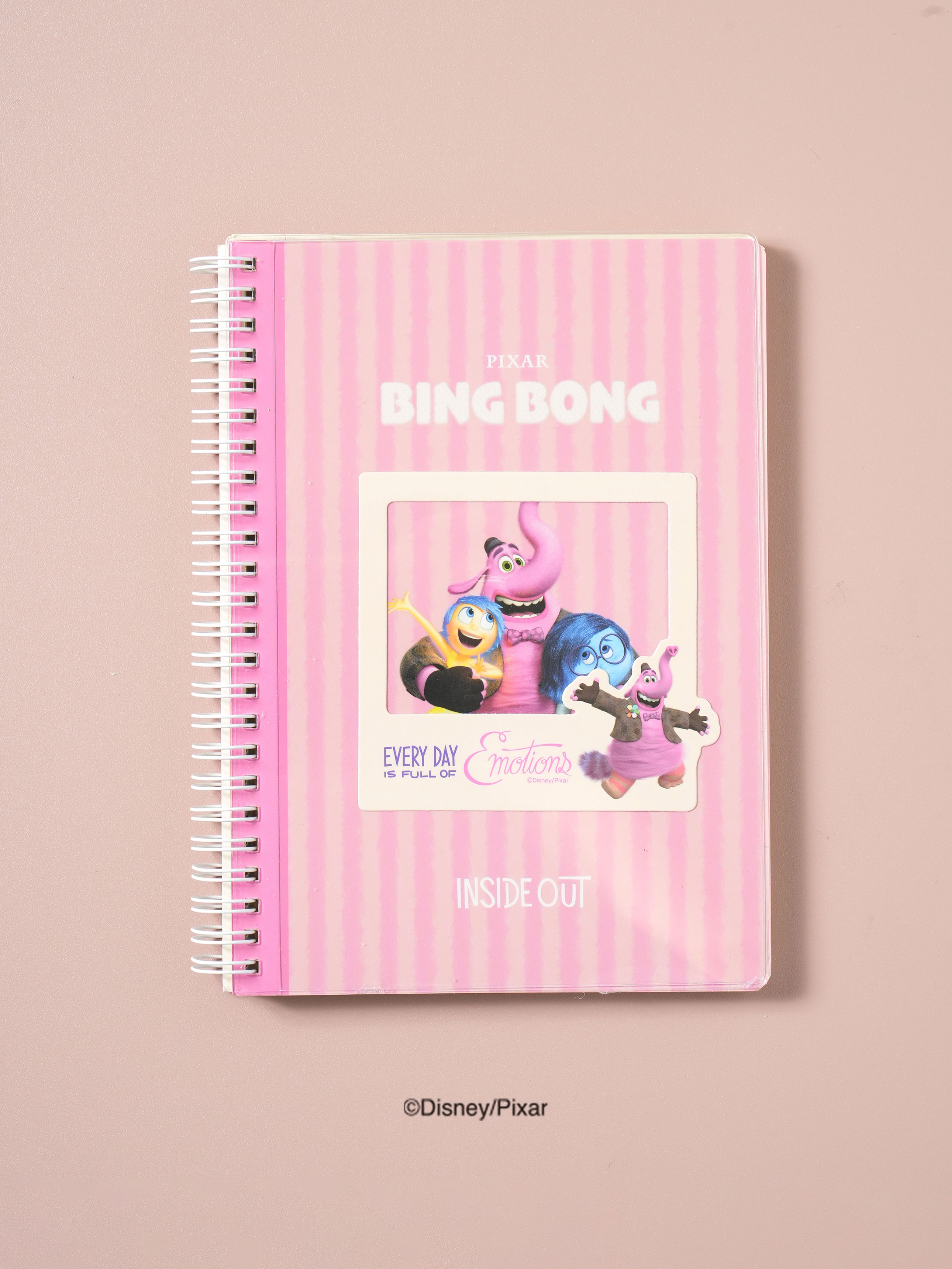 Pixar Inside Out Transparent Cover Note A5 80 sheets