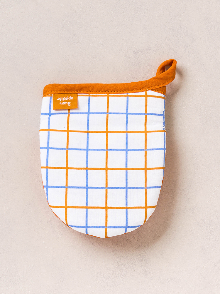 Densely printed kitchen gloves 13