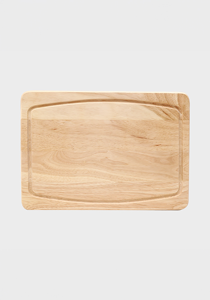 Rubber wood thick cutting board 34