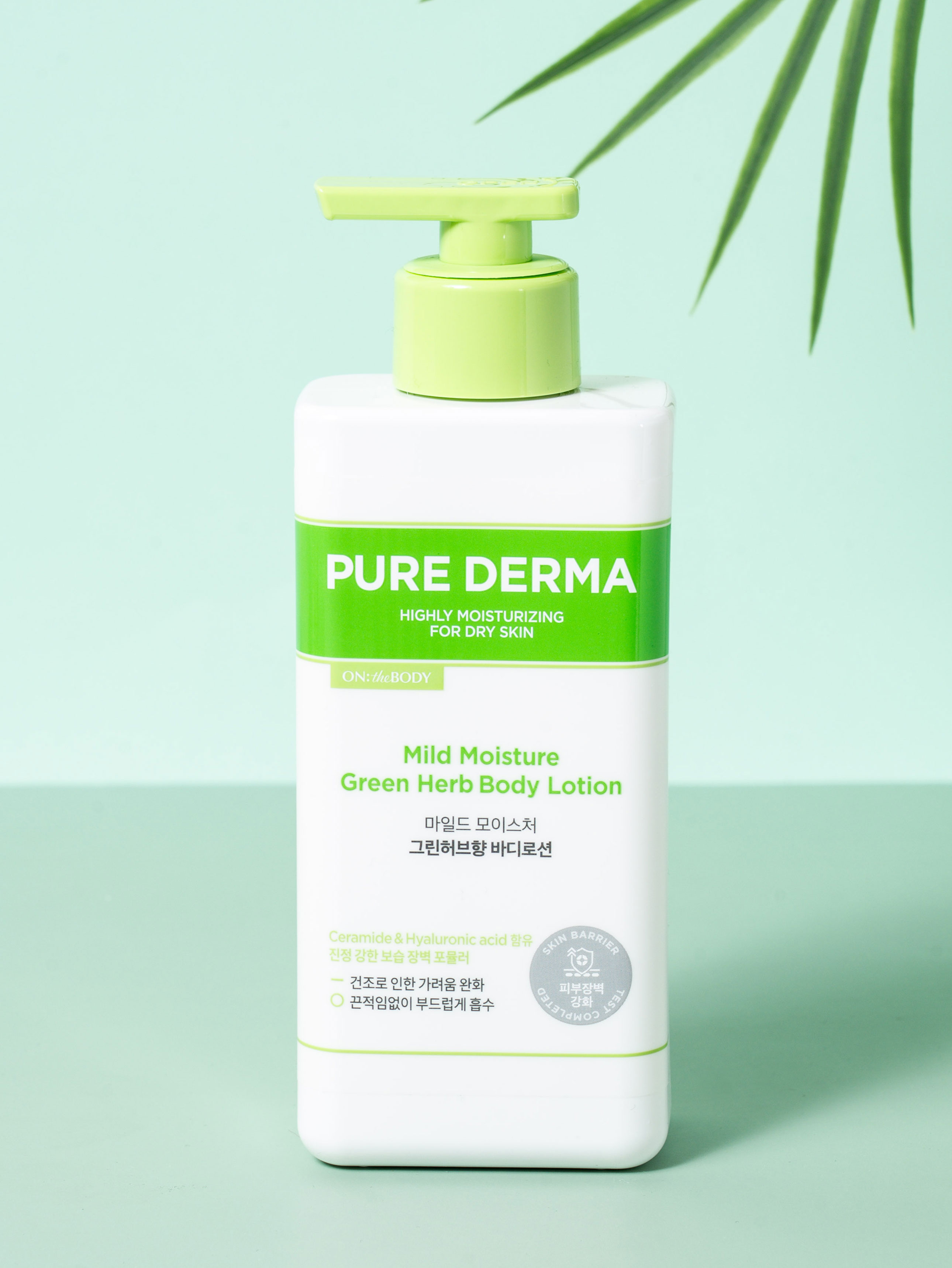 On the Body Pure Derma Mild Moisture Body Lotion 400 ml Green Herb Fragrance
