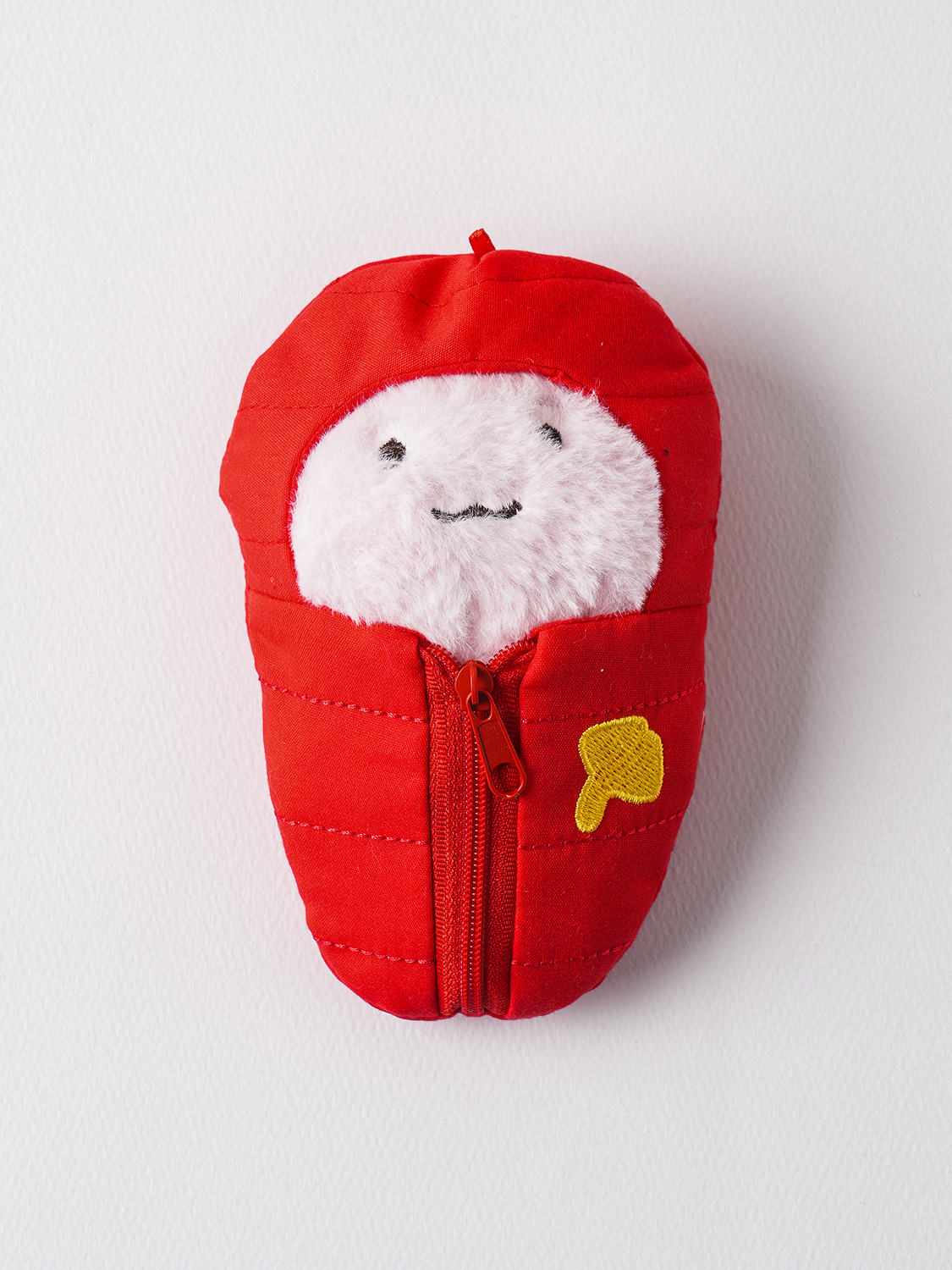 Doll DIY Cozy Fluffy Sleeping Bag Red