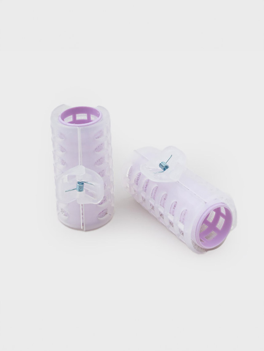 6 tong-type hair curlers