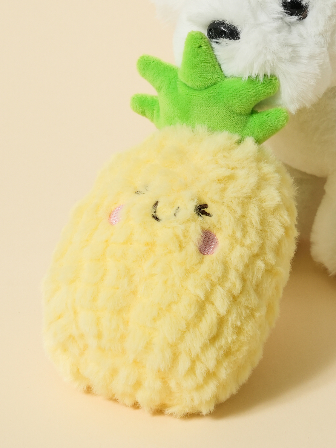 [펫] 파인애플 모양 삑삑이 인형
